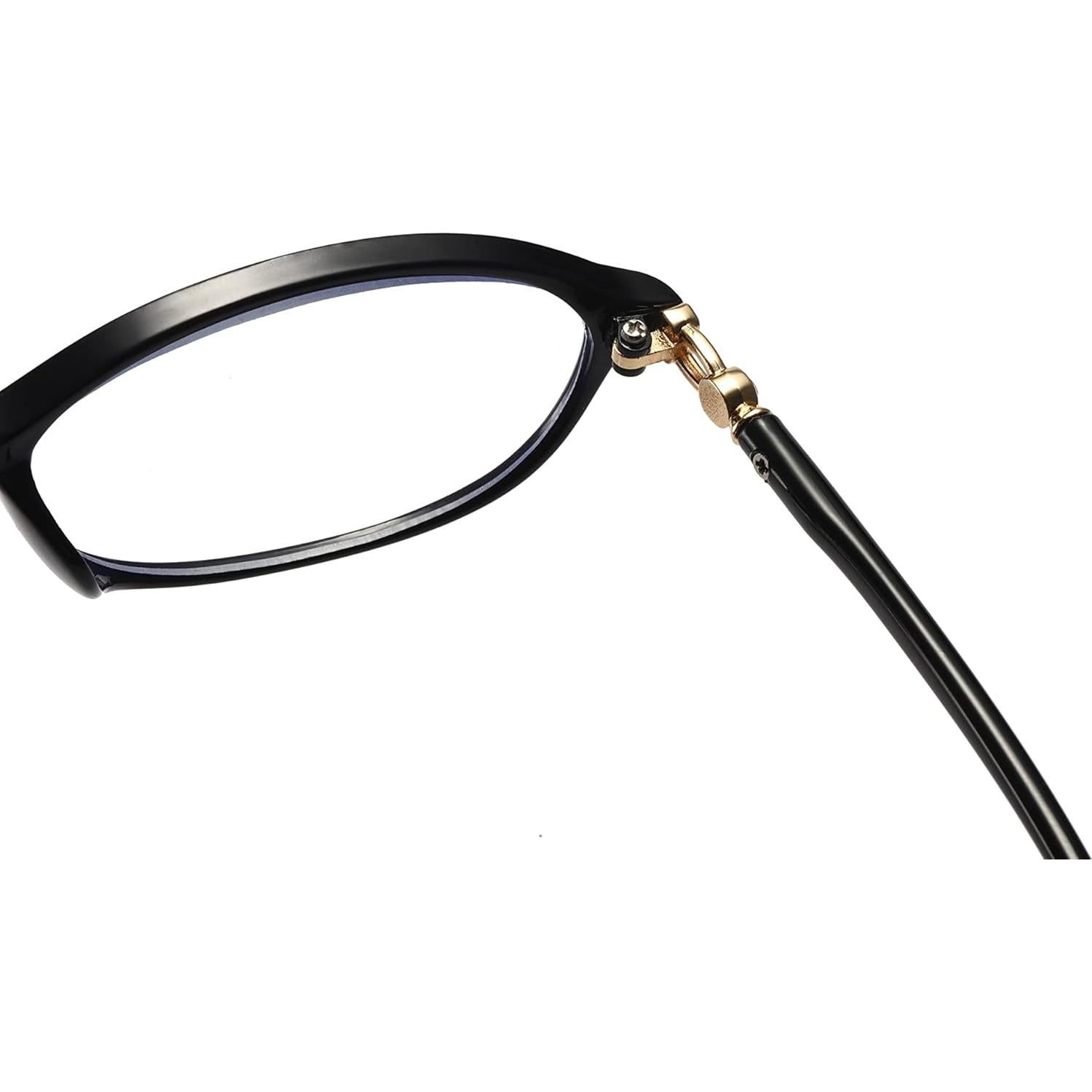 Gafas de Lectura B&Q 4 Pares Ovaladas Mujeres Bloqueo Luz Azul