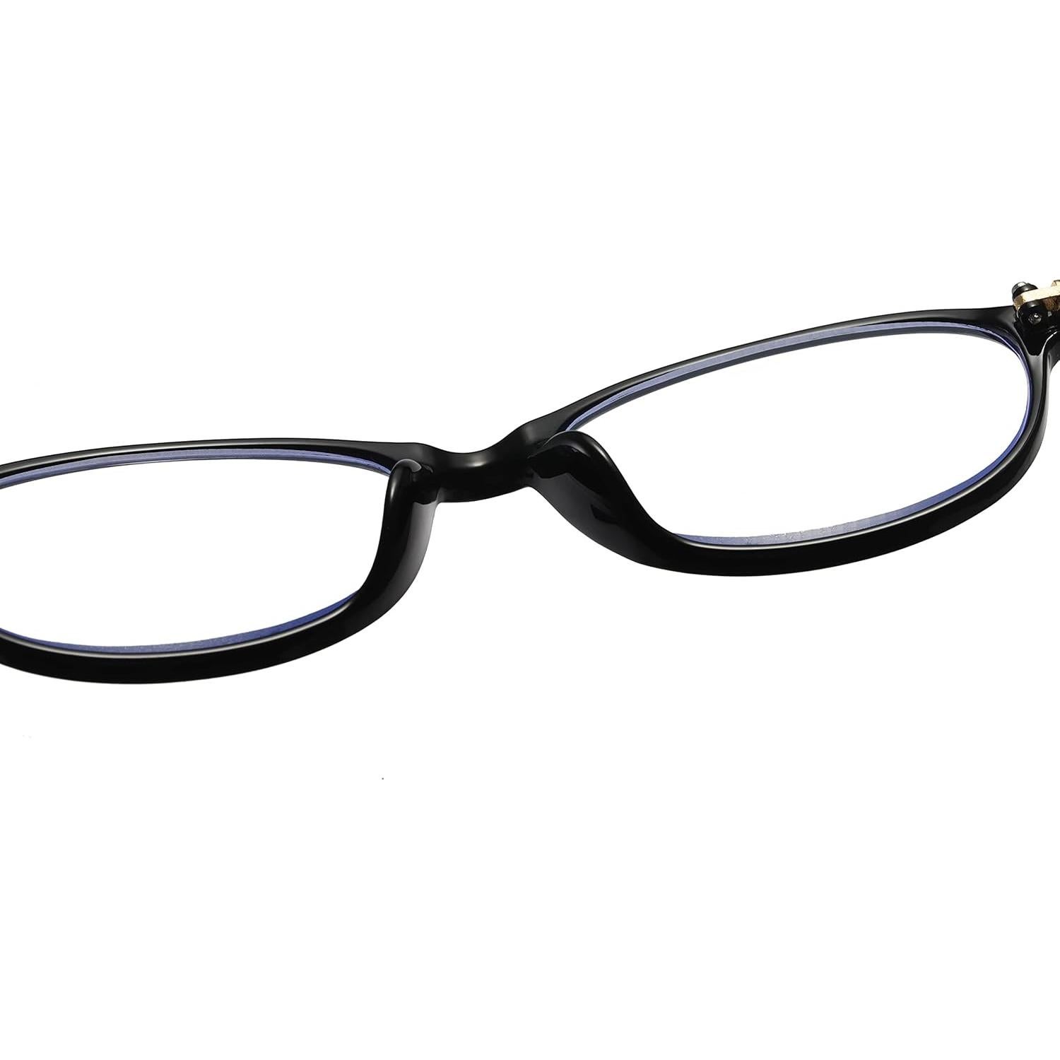 Gafas de Lectura B&Q 4 Pares Ovaladas Mujeres Bloqueo Luz Azul