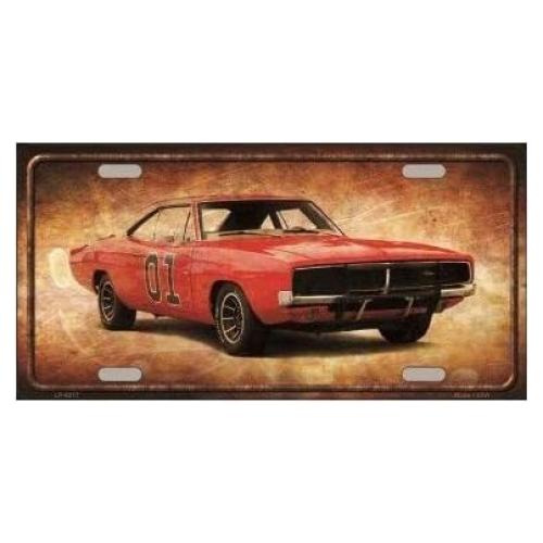 Placa de Licencia Vintage General Lee SMART BLONDE 30x15cm