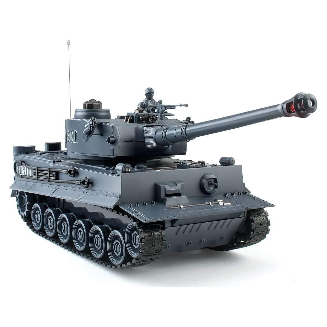 Tanque Tigre Alemán RC 1:28 FMTStore con Sonido y Luz