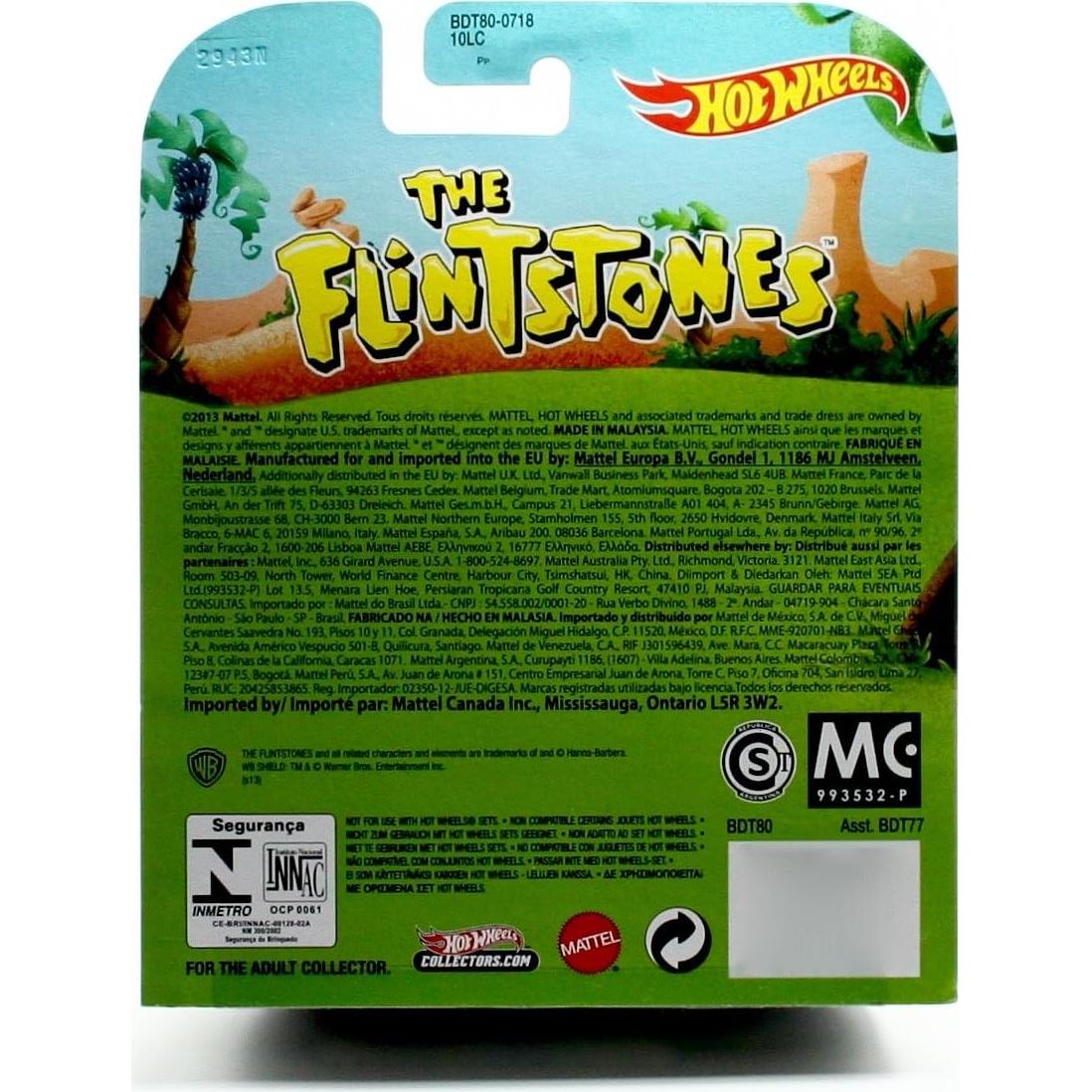 Hot Wheels Flintmobile Los Picapiedra 2013 Vehículo Metal 1:64