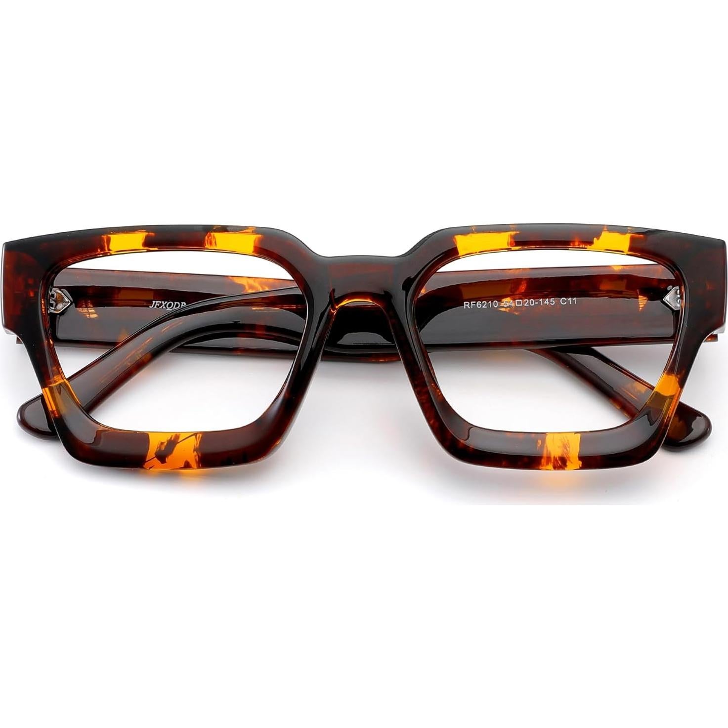 Gafas bloqueadoras luz azul JFXQDR RF6210 marco grueso