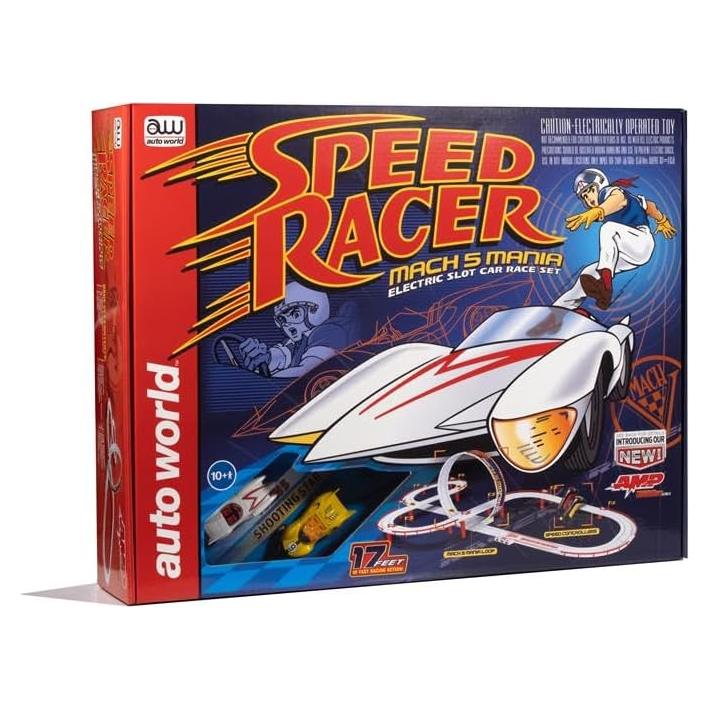 Set de Carrera Slot Auto World Mach 5 Mania 5.18m