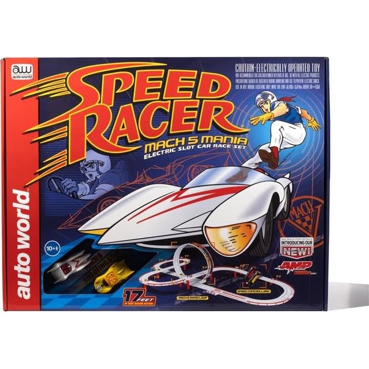 Set de Carrera Slot Auto World Mach 5 Mania 5.18m