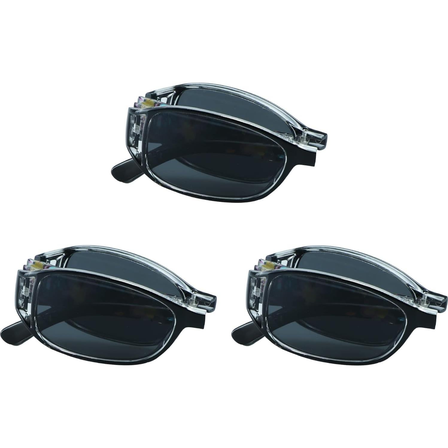 Gafas de Lectura y Sol Plegables VisionGlobal 3 Pares UV400
