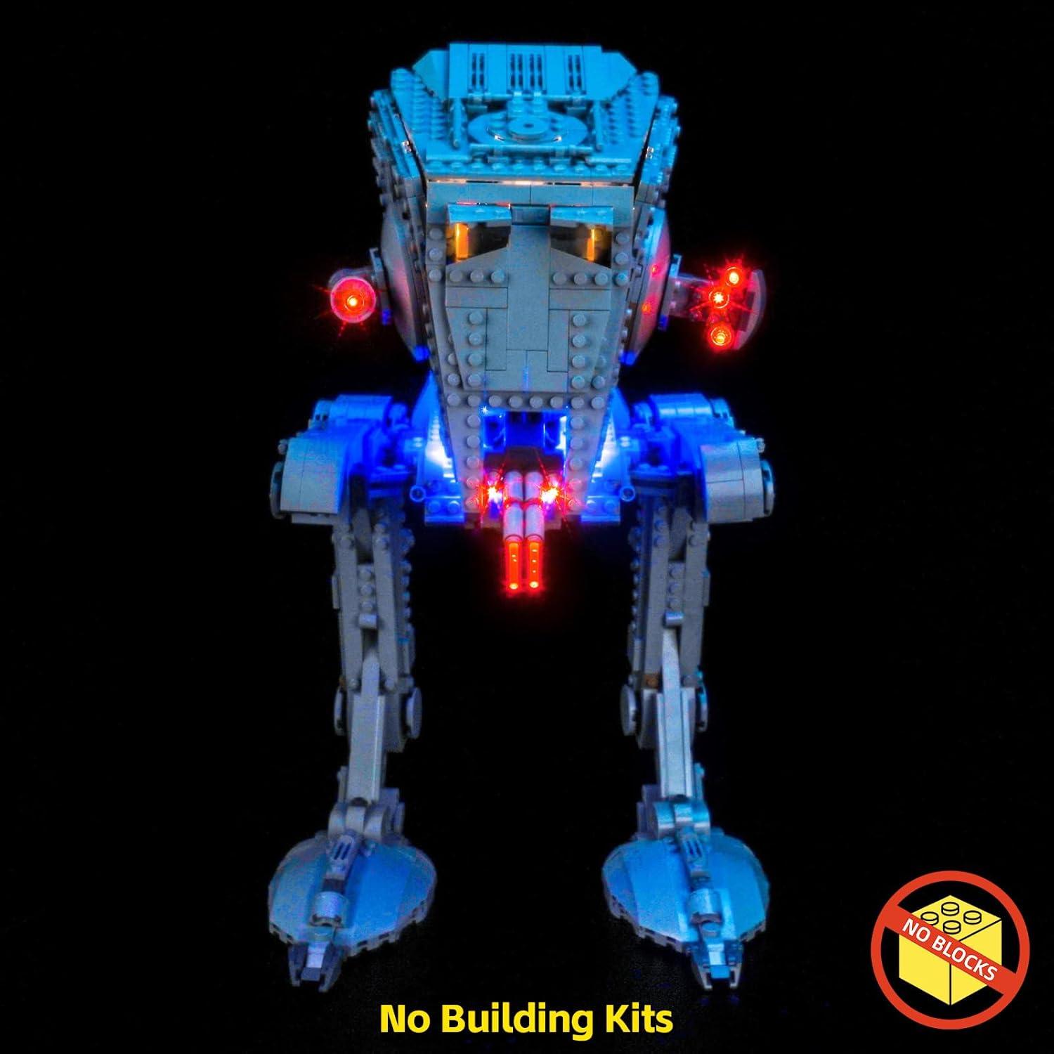 Luz LED BrickBling para Lego AT-ST Walker 75417 - Rojo