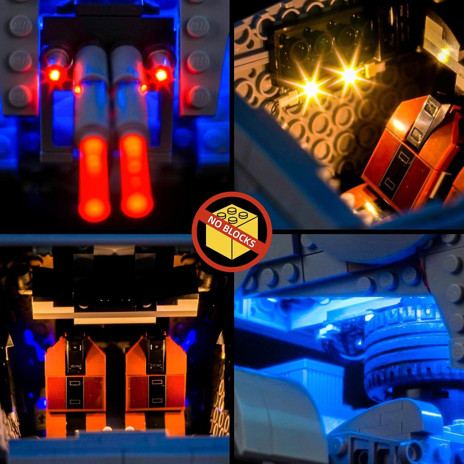 Luz LED BrickBling para Lego AT-ST Walker 75417 - Rojo