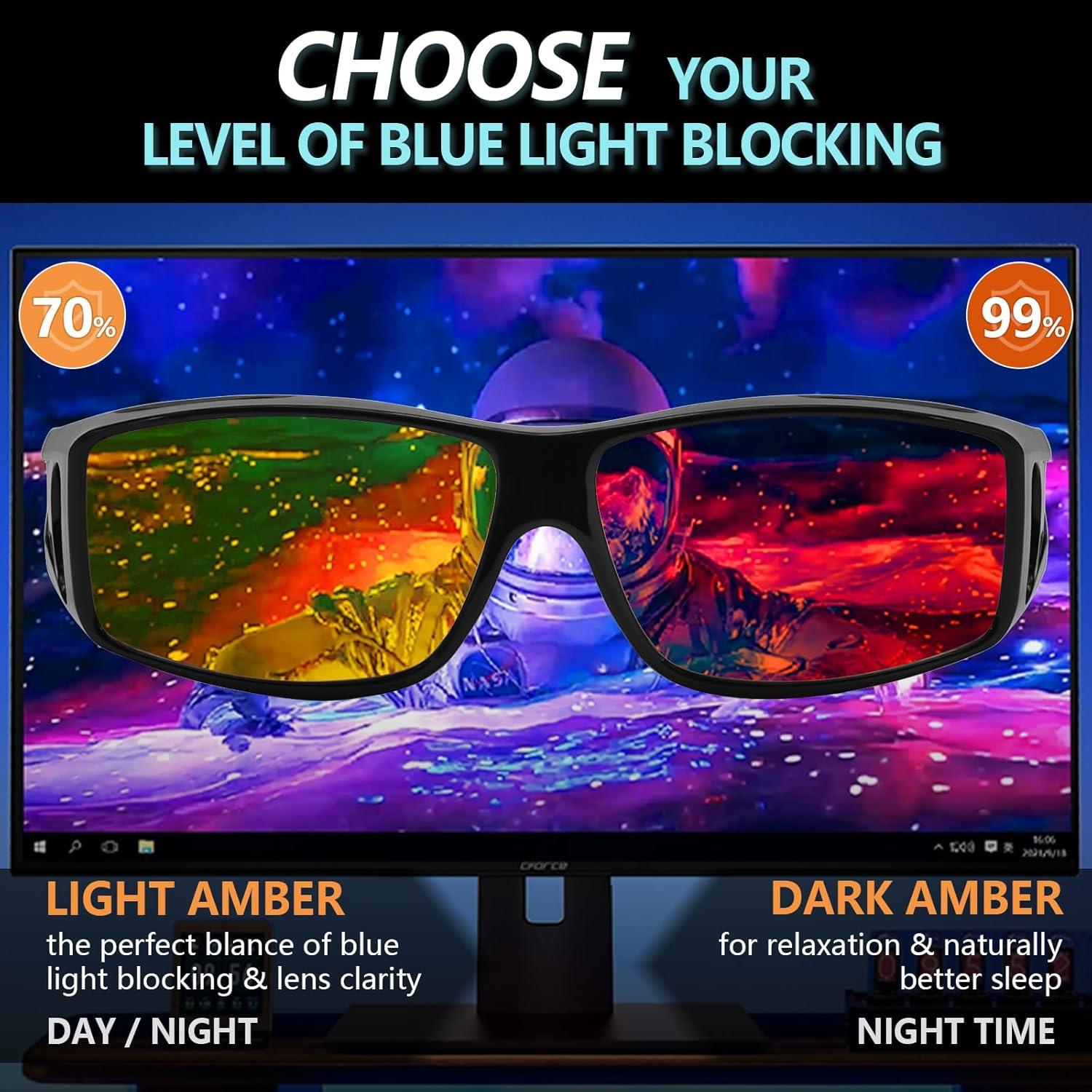 Gafas Bloqueadoras de Luz Azul Fit Over - Unisex - Modelo 0311