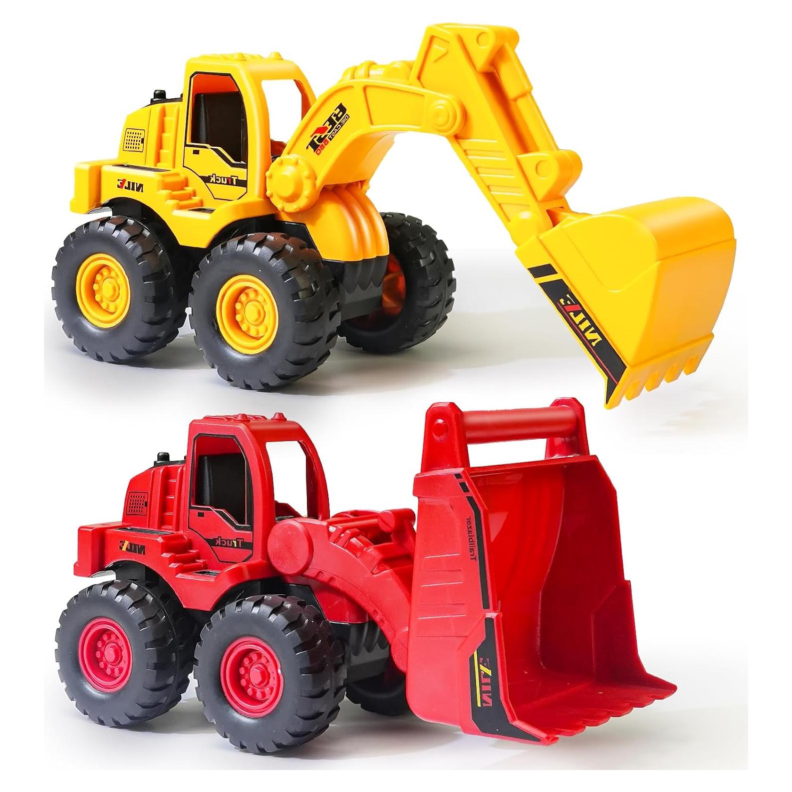 Juguetes de Construcción Beestech Excavadora y Cargadora 2 Piezas