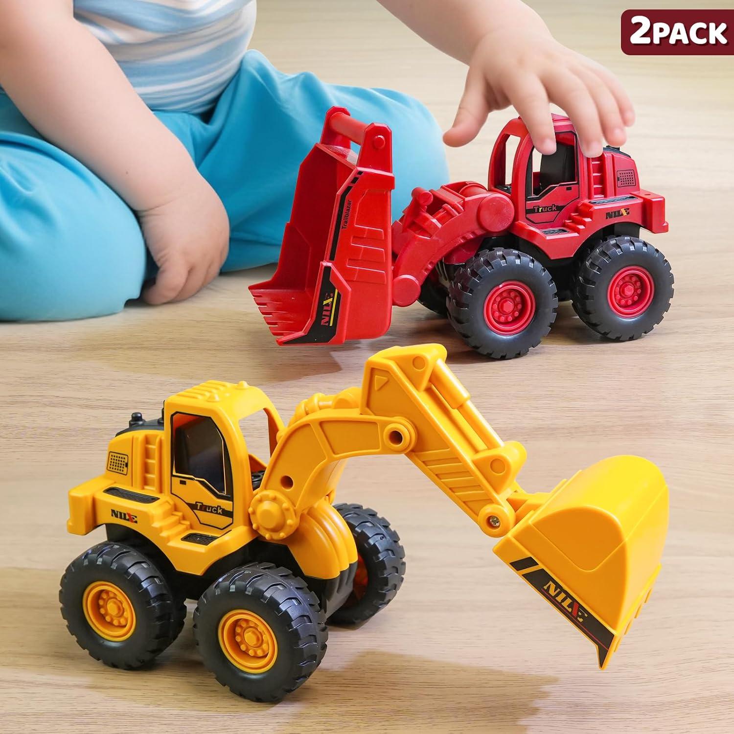 Juguetes de Construcción Beestech Excavadora y Cargadora 2 Piezas