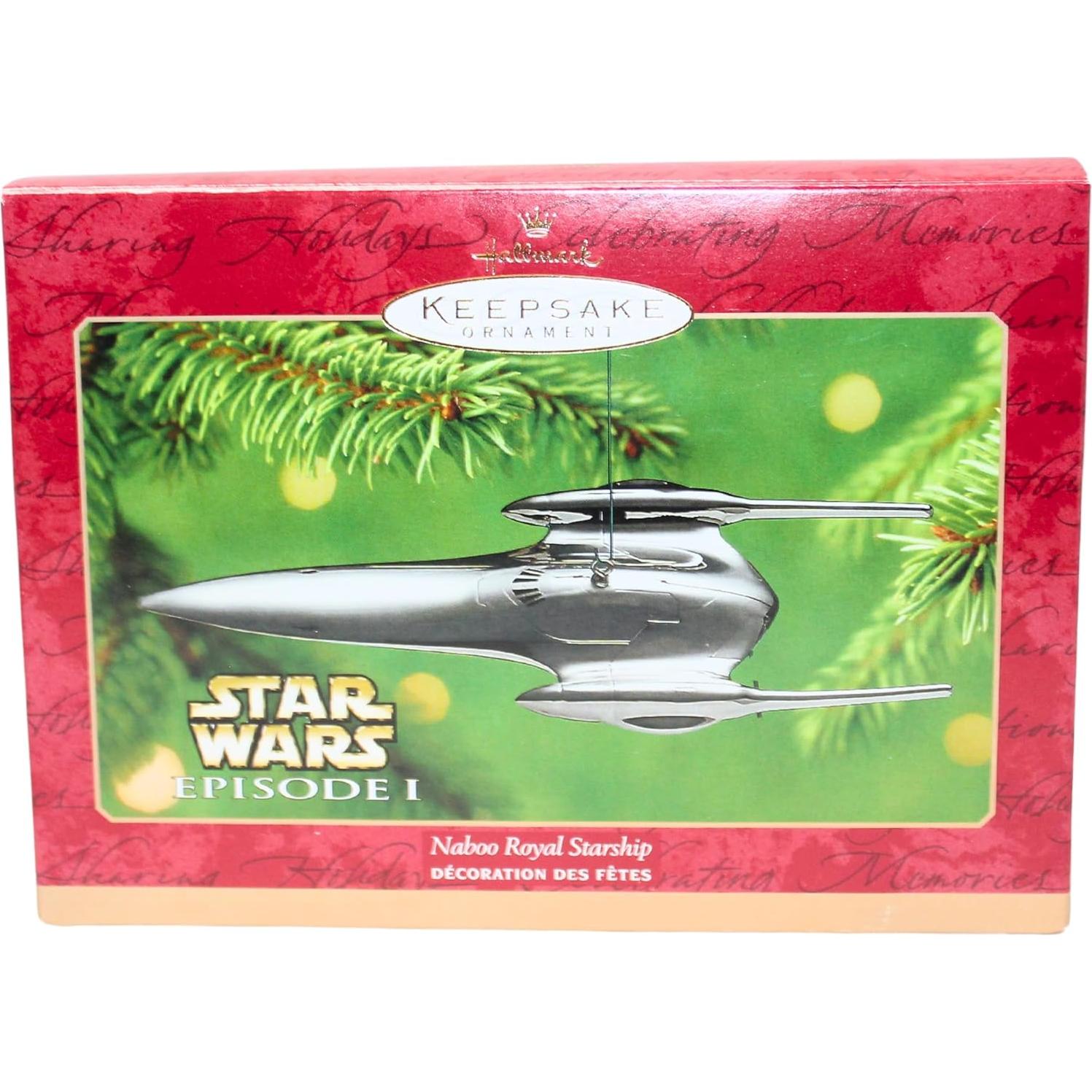 Adorno Hallmark 2001 Nave Real Naboo Star Wars 16.5 cm
