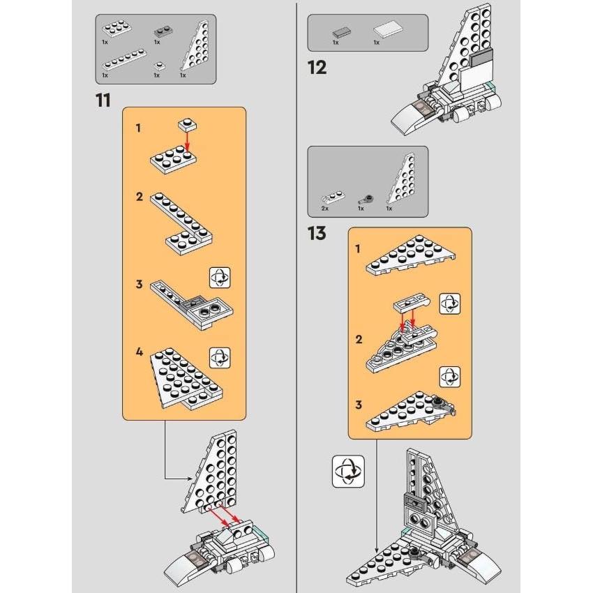 Paquete de Papel y Foil Lego Star Wars Imperial Shuttle