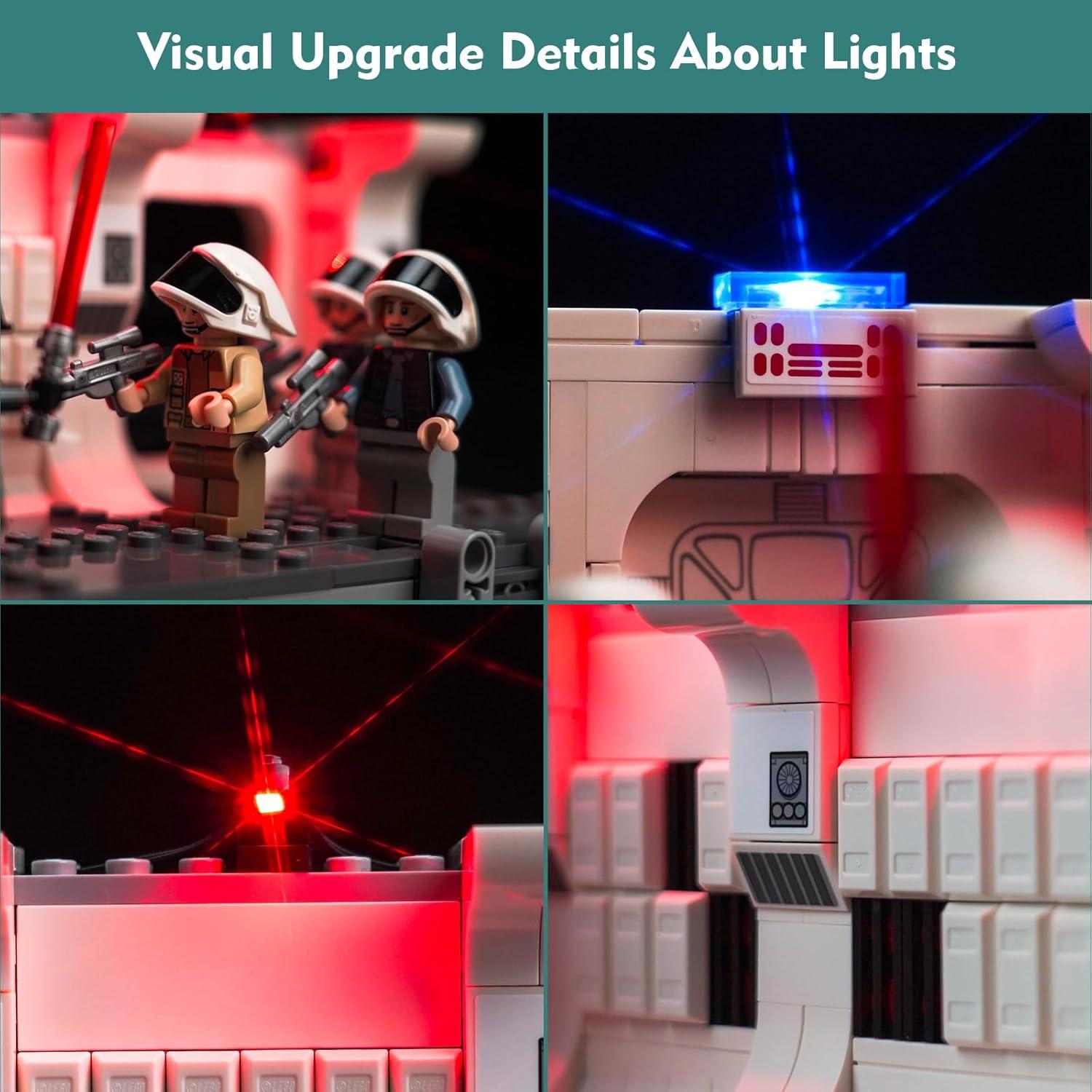 Kit de Luz LED VONADO para LEGO Tantive IV 75387 - Iluminación Creativa