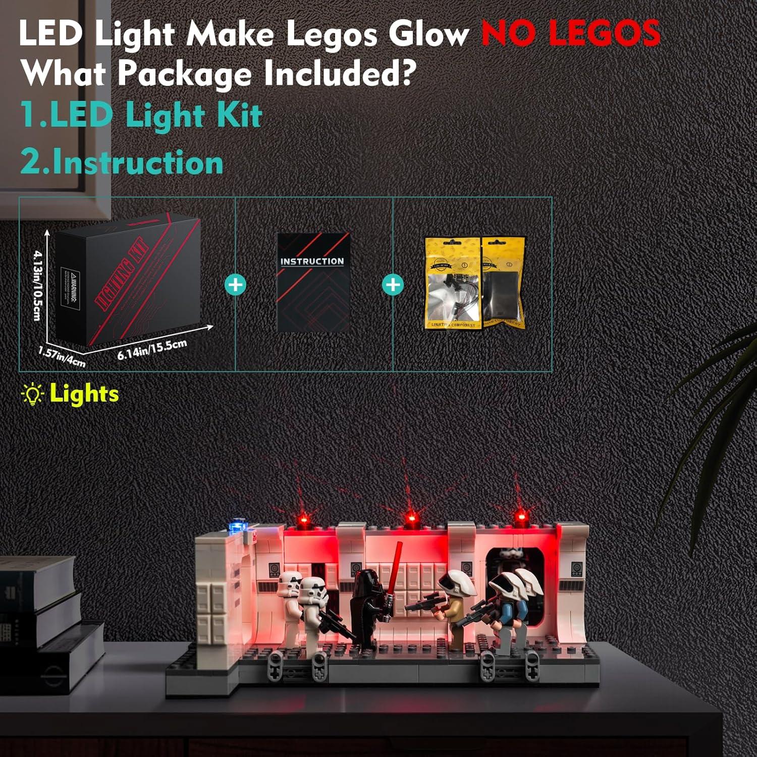 Kit de Luz LED VONADO para LEGO Tantive IV 75387 - Iluminación Creativa