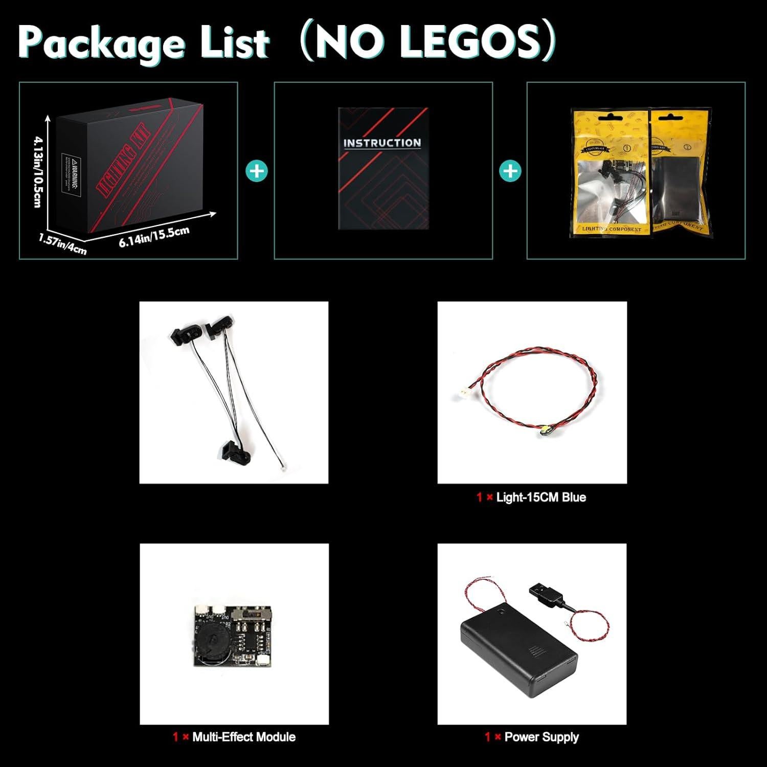 Kit de Luz LED VONADO para LEGO Tantive IV 75387 - Iluminación Creativa