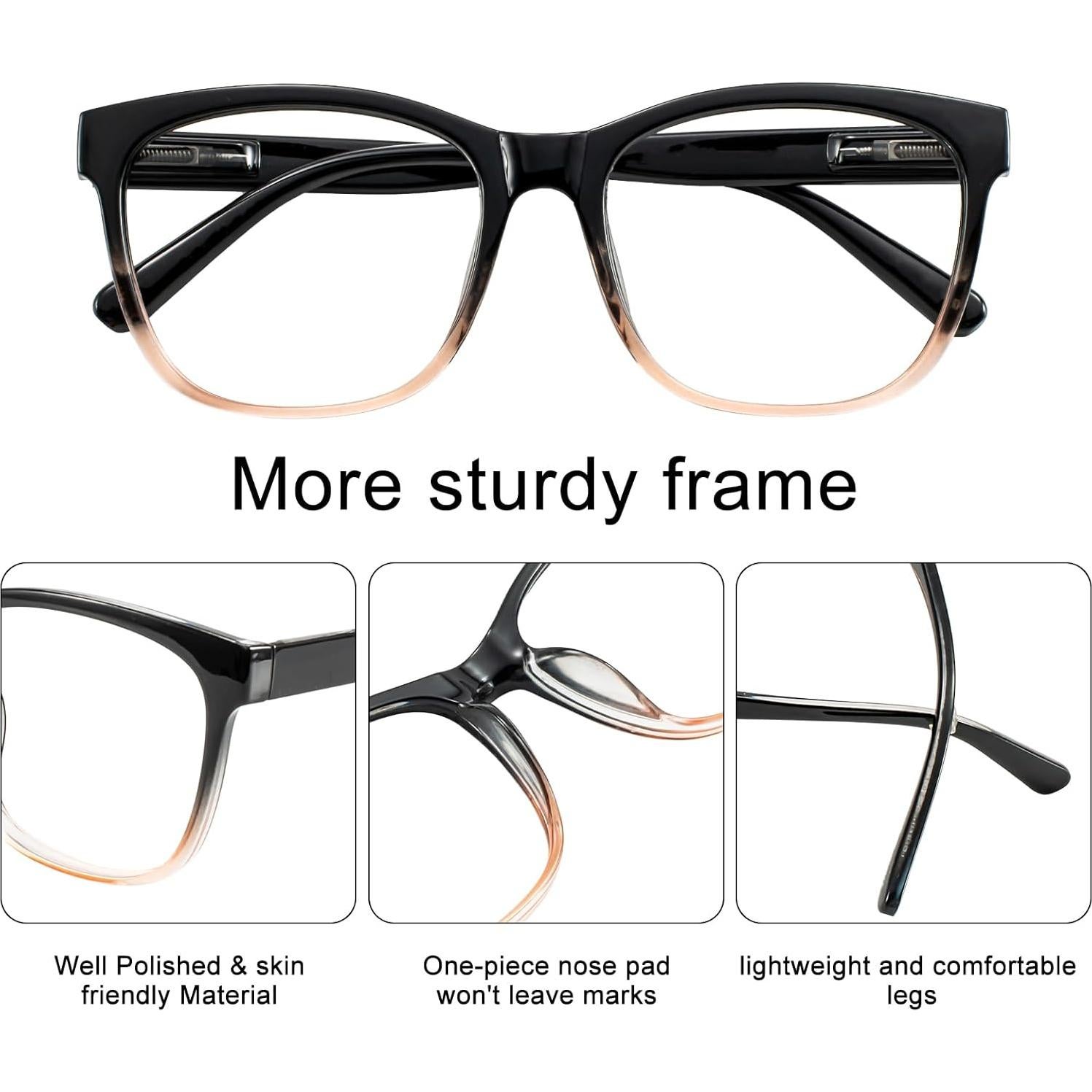 Gafas de lectura OCCI CHIARI grandes para mujeres 3.0x