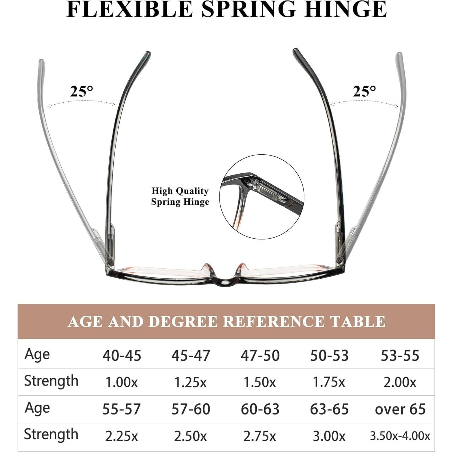 Gafas de lectura OCCI CHIARI grandes para mujeres 3.0x