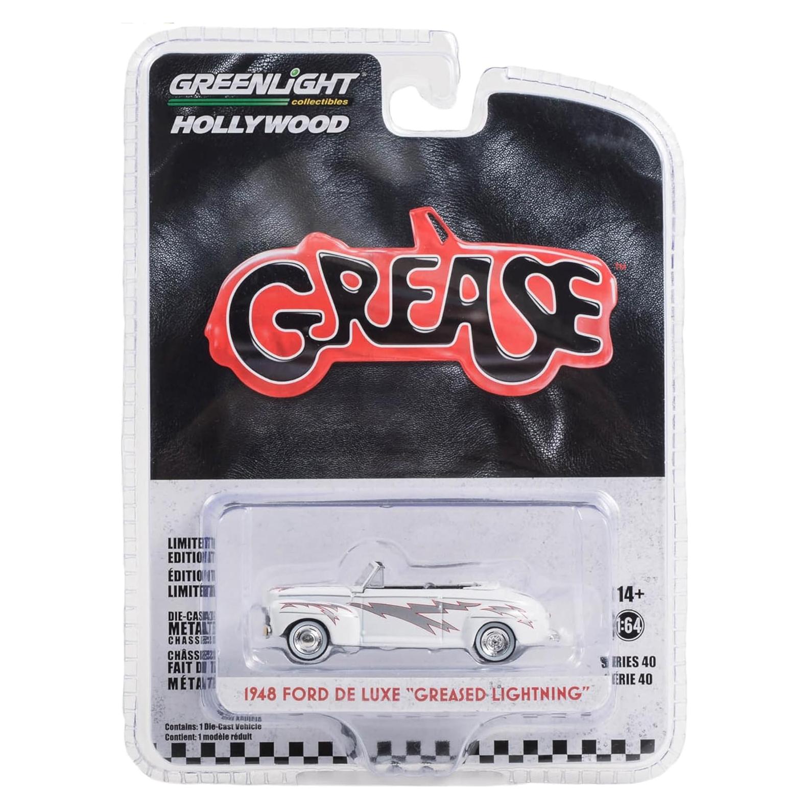 Coche Diecast 1948 De Luxe Convertible Greased Lightning