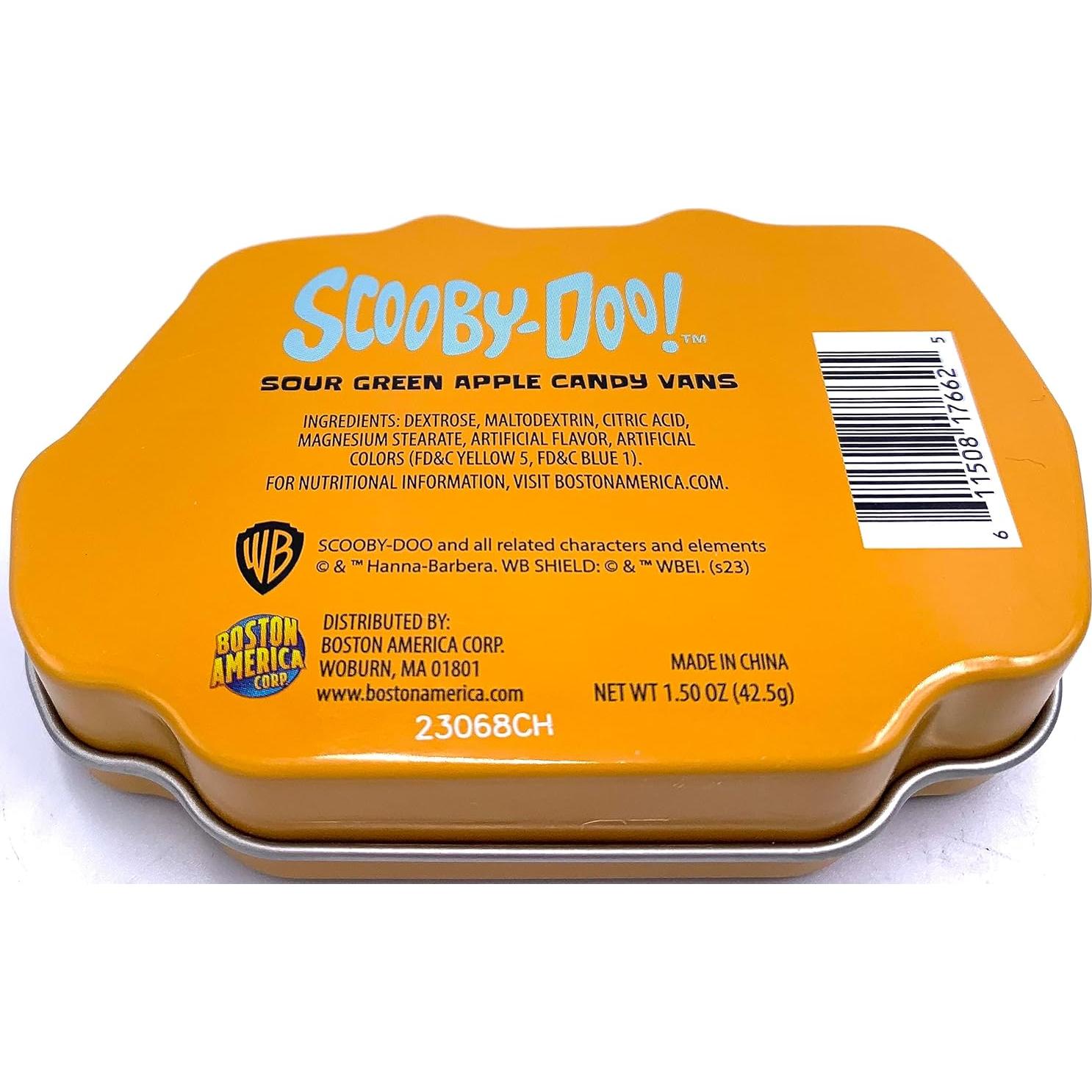 Dulce de Manzana Verde Agria Scooby-Doo 34g Lata Coleccionable