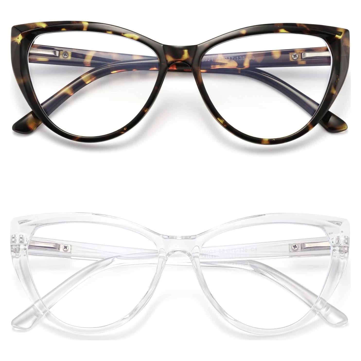 Gafas de luz azul TR90 Ojo de Gato 2 Paquetes Moda