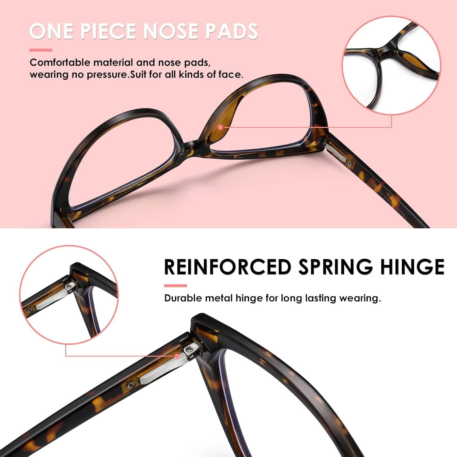 Gafas de luz azul TR90 Ojo de Gato 2 Paquetes Moda