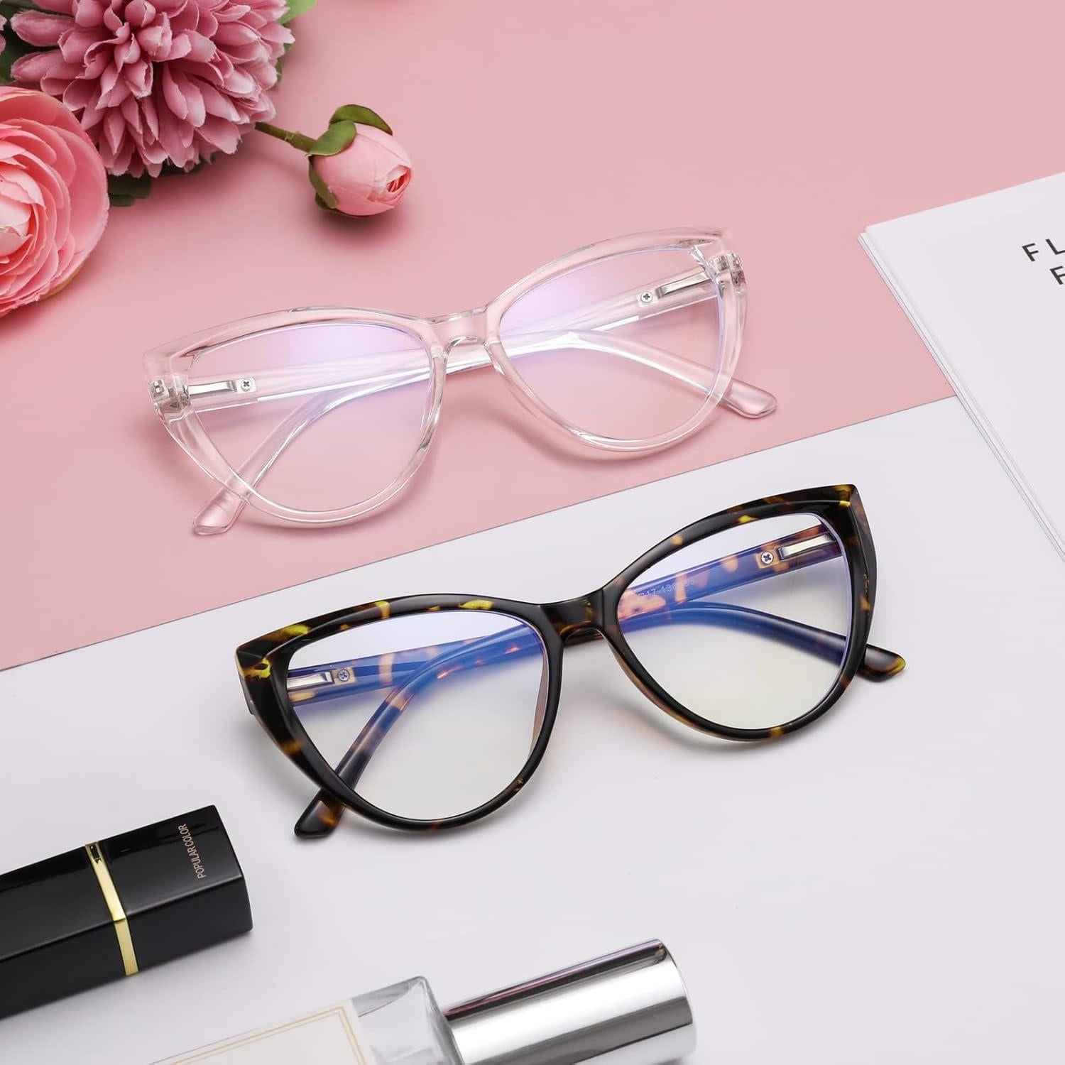 Gafas de luz azul TR90 Ojo de Gato 2 Paquetes Moda