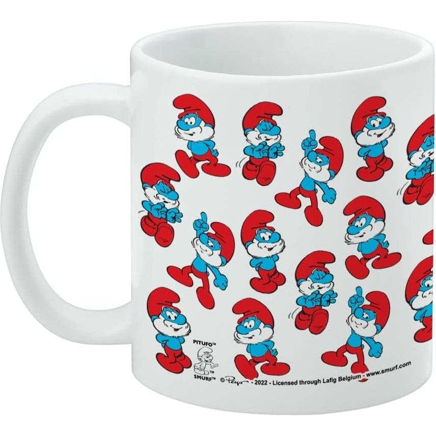 Taza de Cerámica Pitufo 11oz - Regalo Original para Café