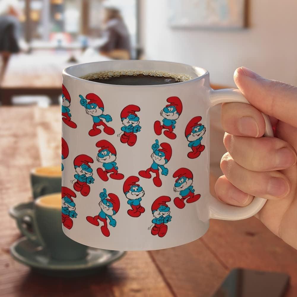 Taza de Cerámica Pitufo 11oz - Regalo Original para Café
