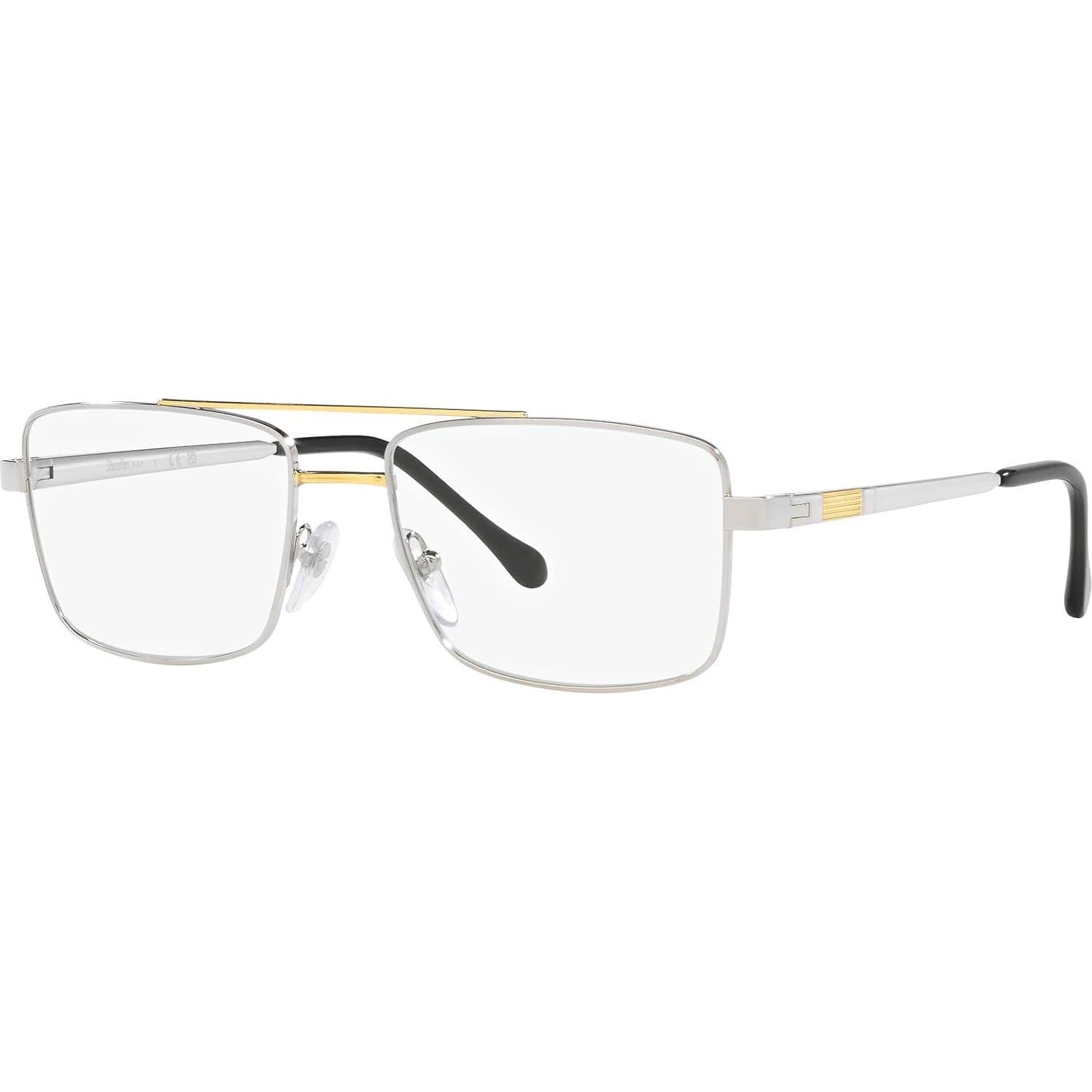 Montura de Gafas Sferoflex SF2296 Cuadradas Plata/Dorado