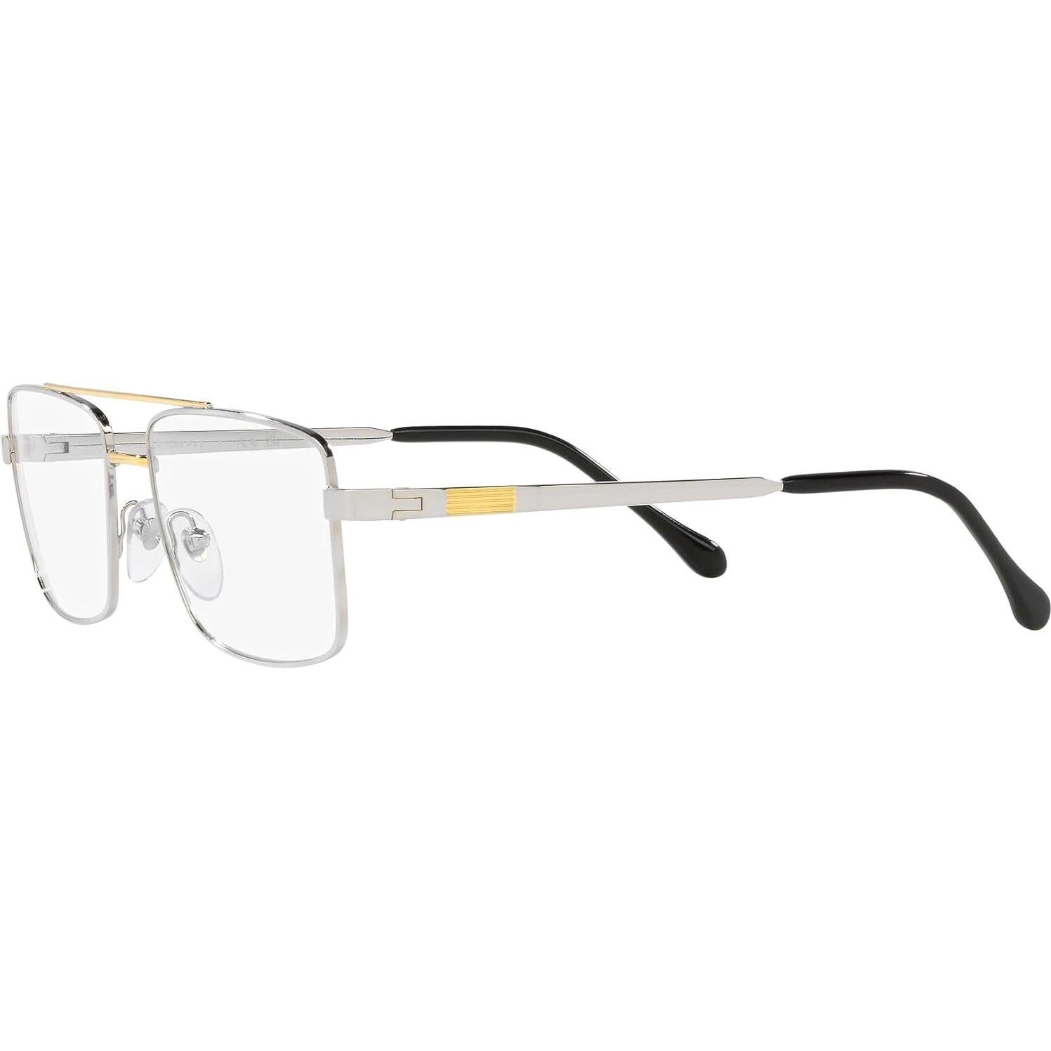 Montura de Gafas Sferoflex SF2296 Cuadradas Plata/Dorado