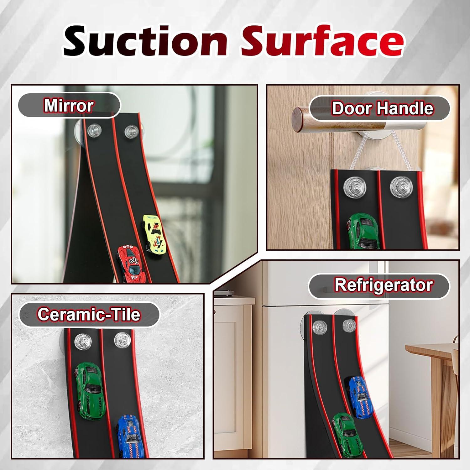 Pista de Carreras Flexible Vcsaq 4.57 m con Ventosas - Niños 3+