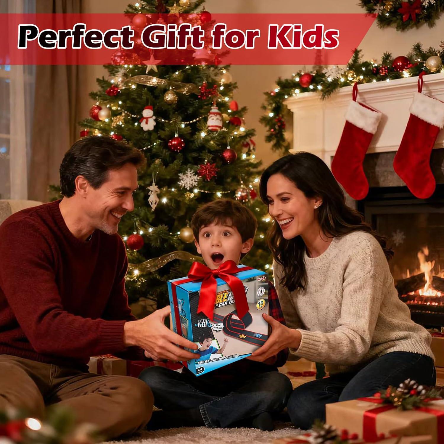 Pista de Carreras Flexible Vcsaq 4.57 m con Ventosas - Niños 3+