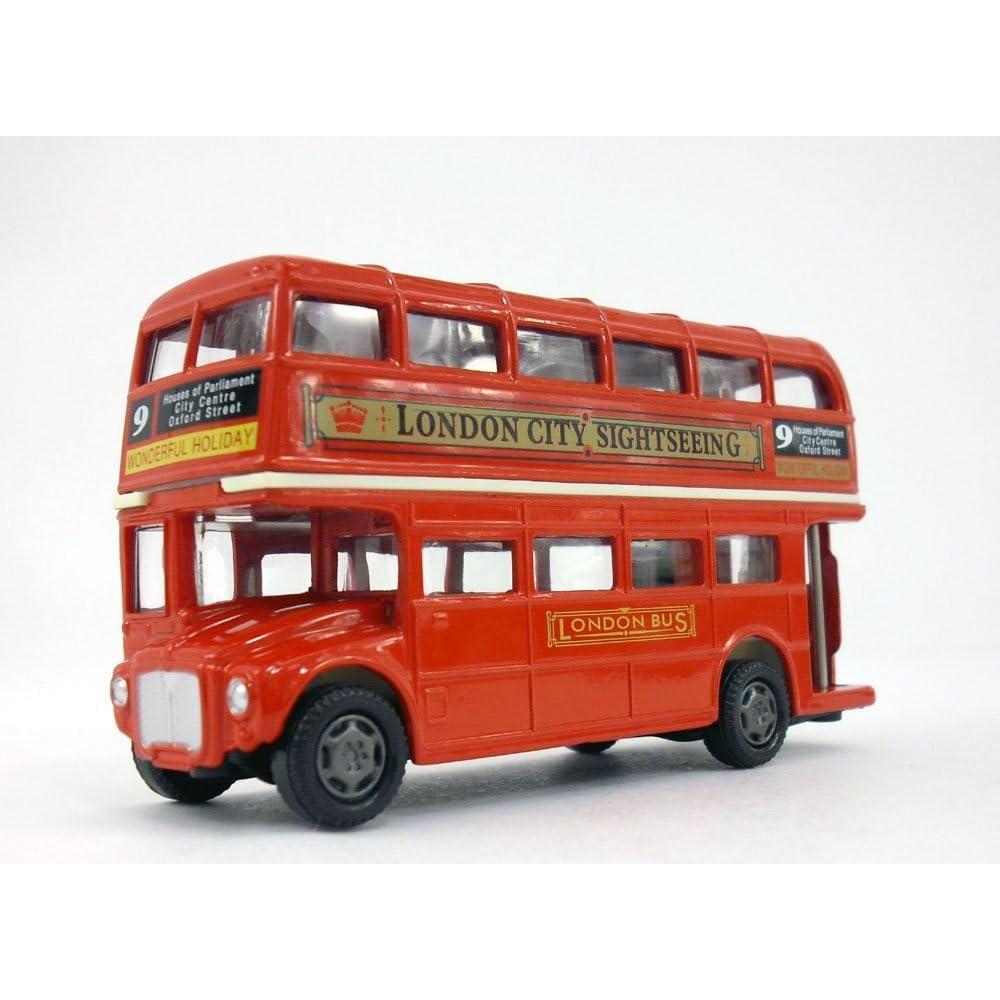 Modelo a Escala Autobús Turístico Londres MotorMax 12.7 cm