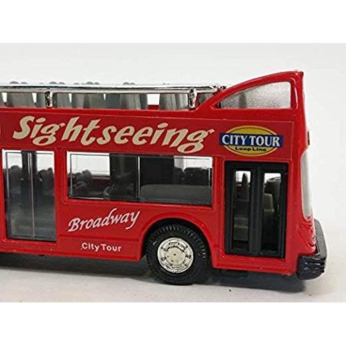 Autobús turístico de dos pisos Kins-mart Nueva York 15 cm