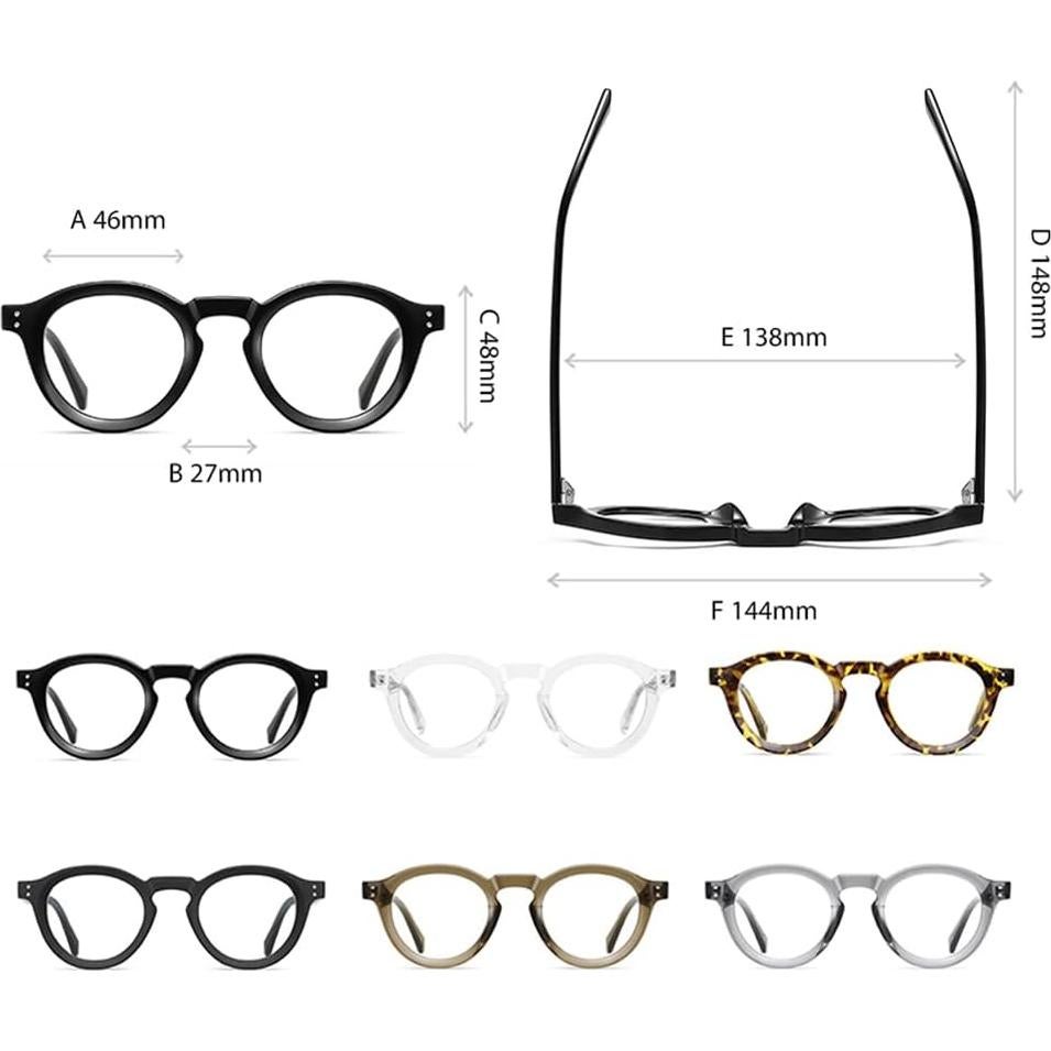 Gafas Kachawoo TR90 Vintage Bloqueo Luz Azul Mujeres