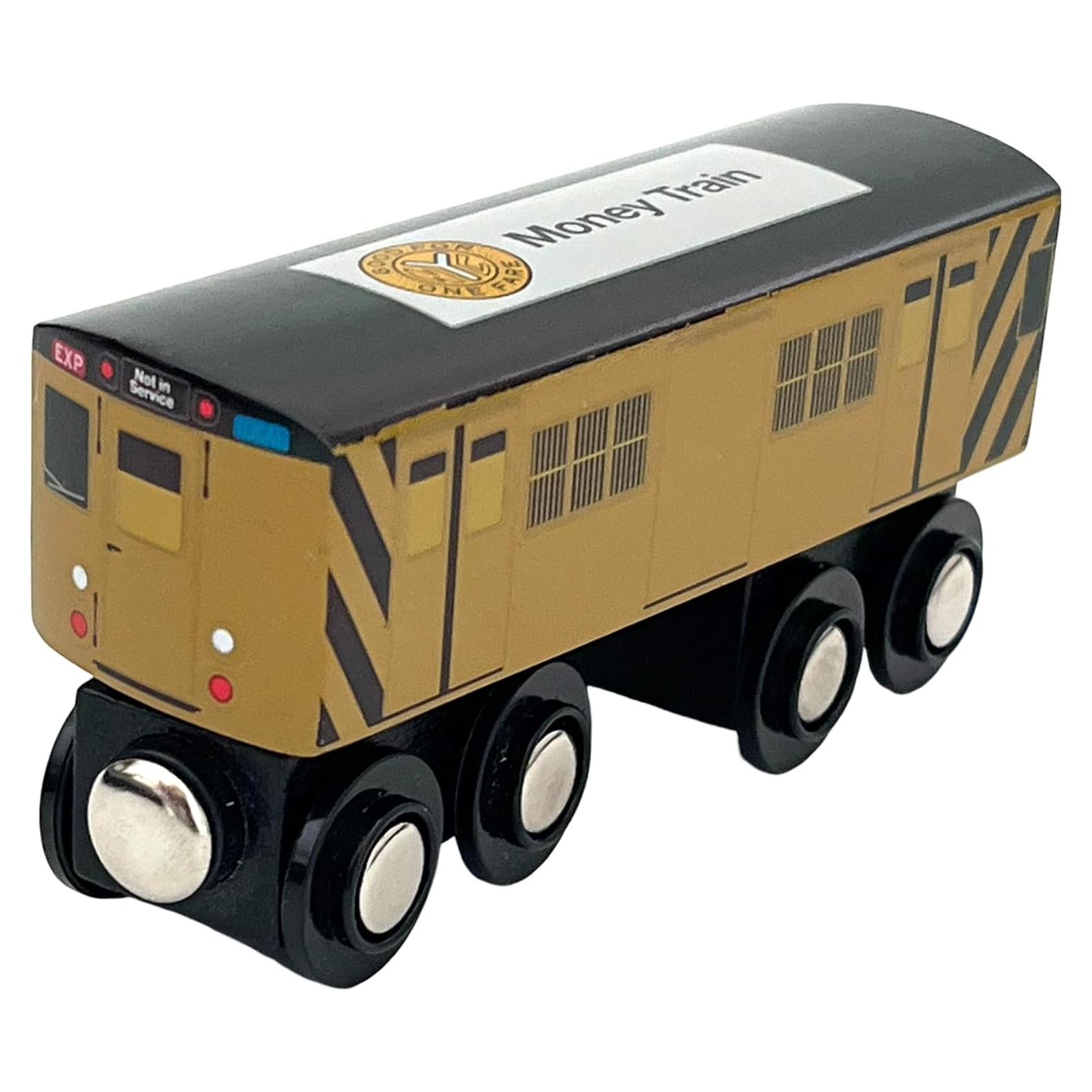 Tren de Metro de Madera Munipals MP01_MONY - Tren de Dinero NYC