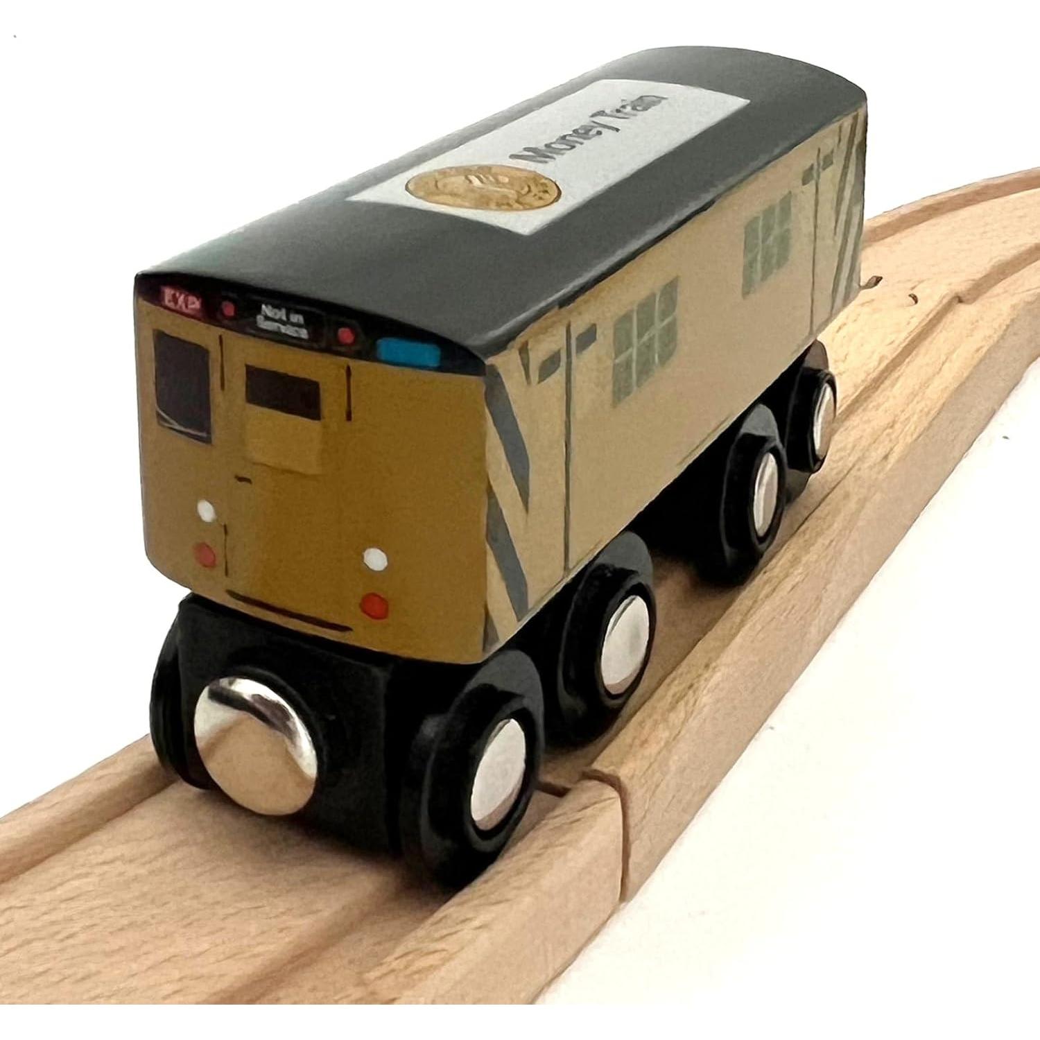 Tren de Metro de Madera Munipals MP01_MONY - Tren de Dinero NYC