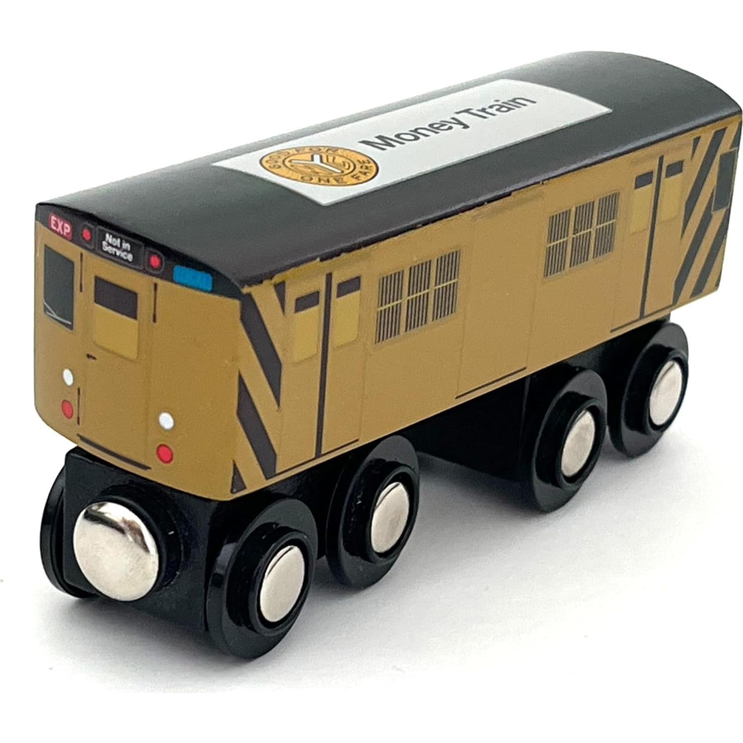 Tren de Metro de Madera Munipals MP01_MONY - Tren de Dinero NYC