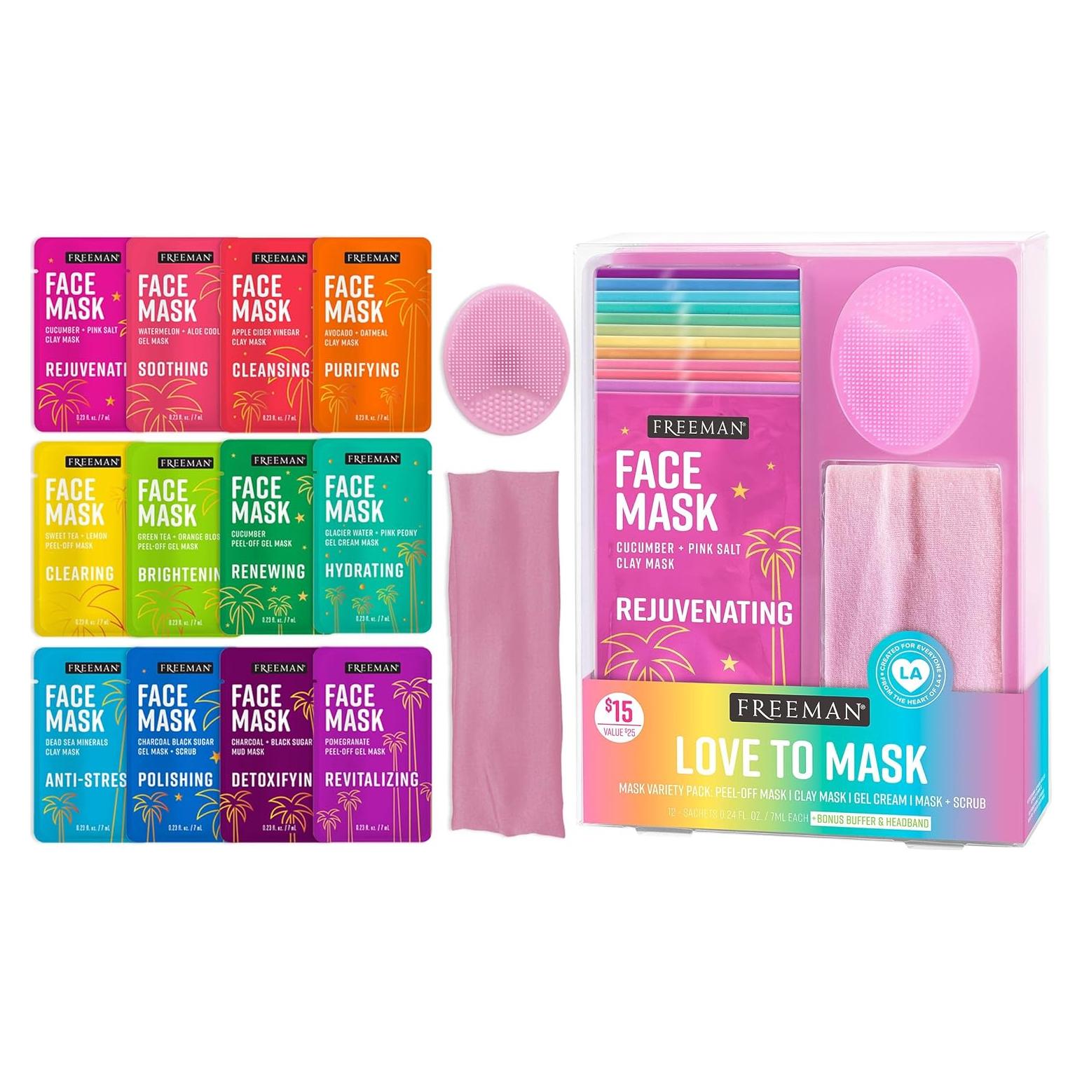 Kit de Mascarillas Freeman Love to Mask 14 Piezas