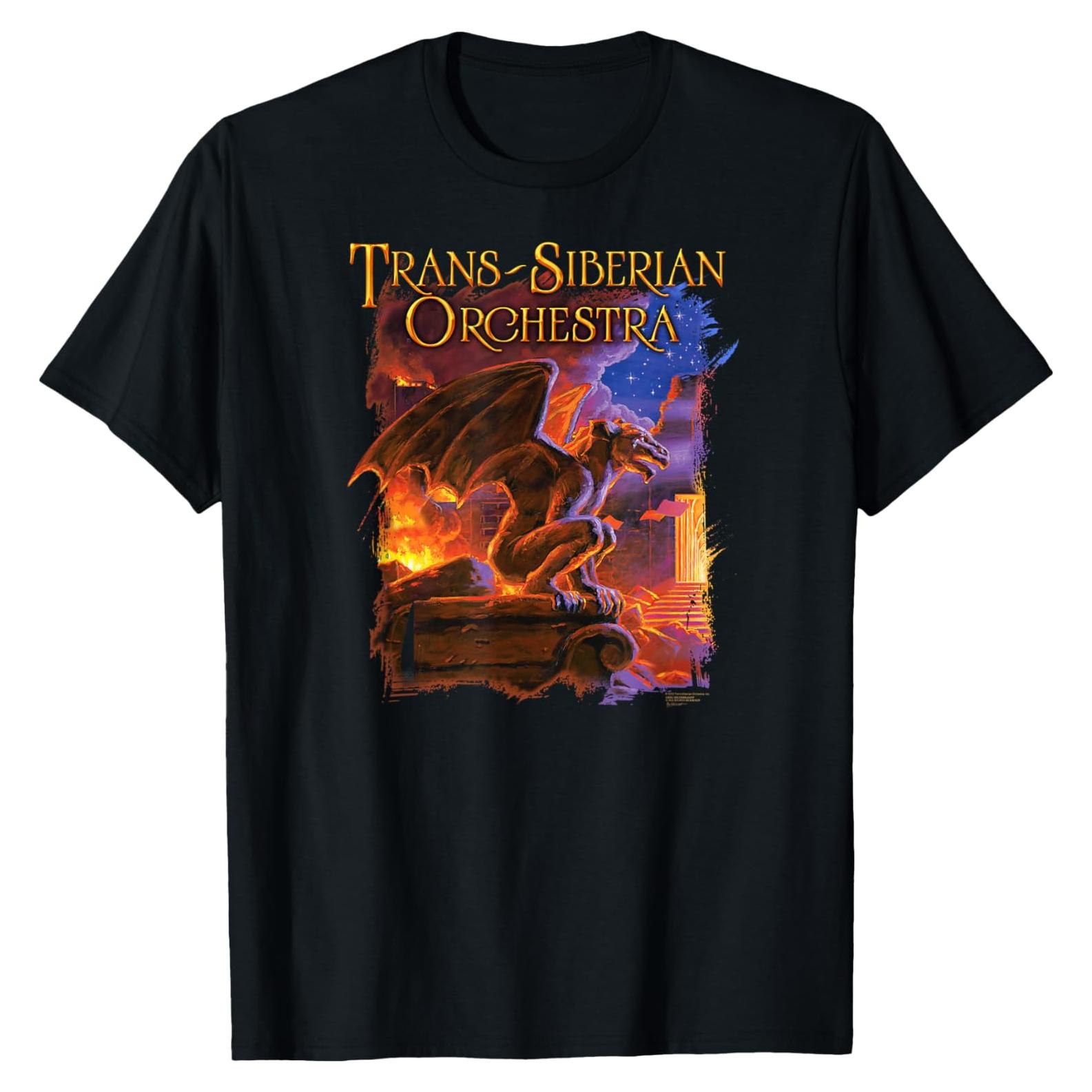 Camiseta Trans-Siberian Orchestra Gargoyle Oficial