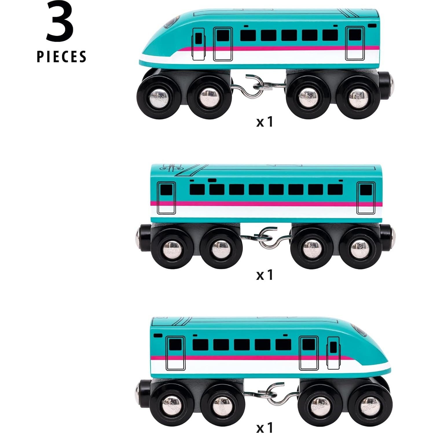 Tren de Madera Shinkansen Hayabusa BRIO 36086 para Niños 3+