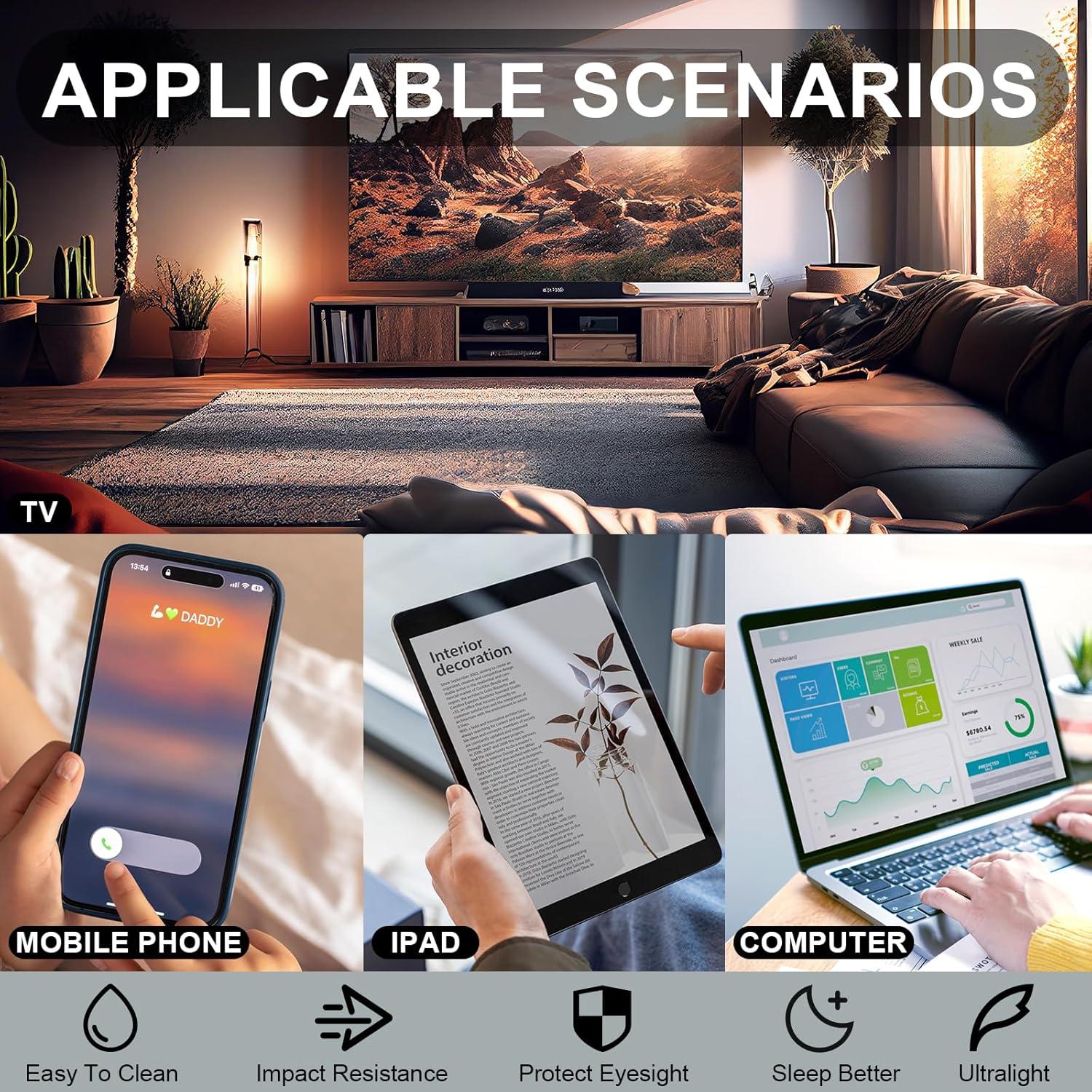 Gafas Clip On Luz Azul TRYSEE TS3168 UV400 5.6x5.8cm