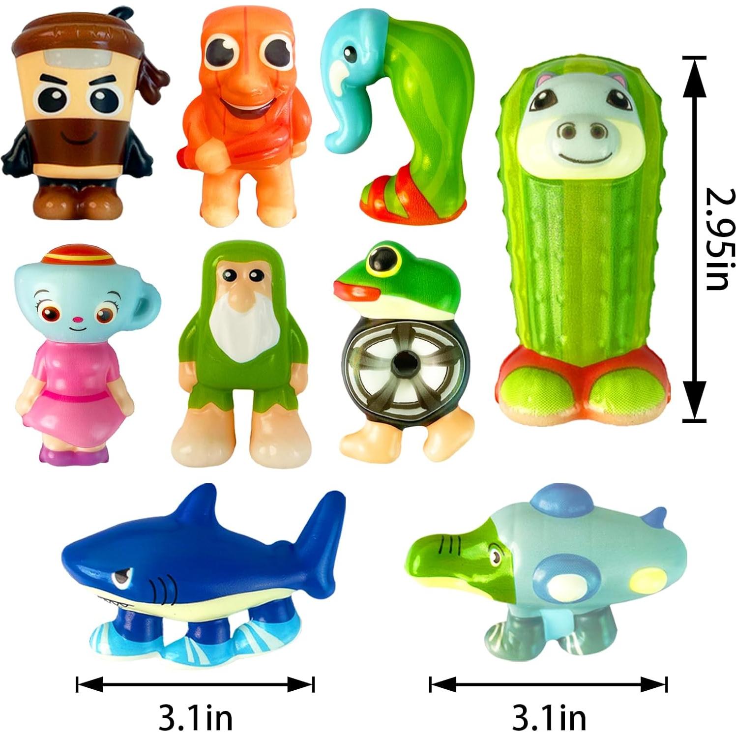 12 Juguetes Aplastables Navideños BQBVGZQ para Niños