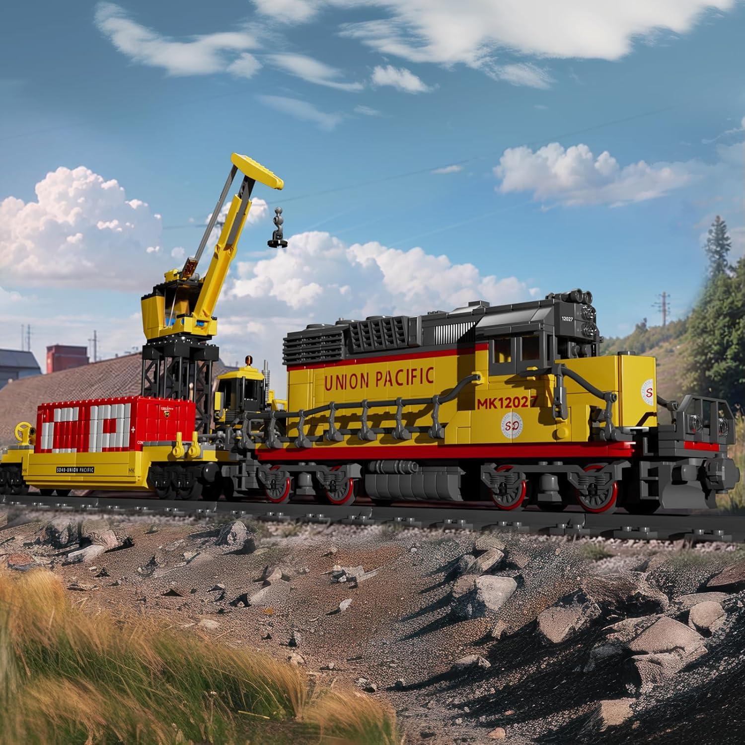 JMBricklayer Tren de Construcción Diésel SD40-2 1170 Piezas