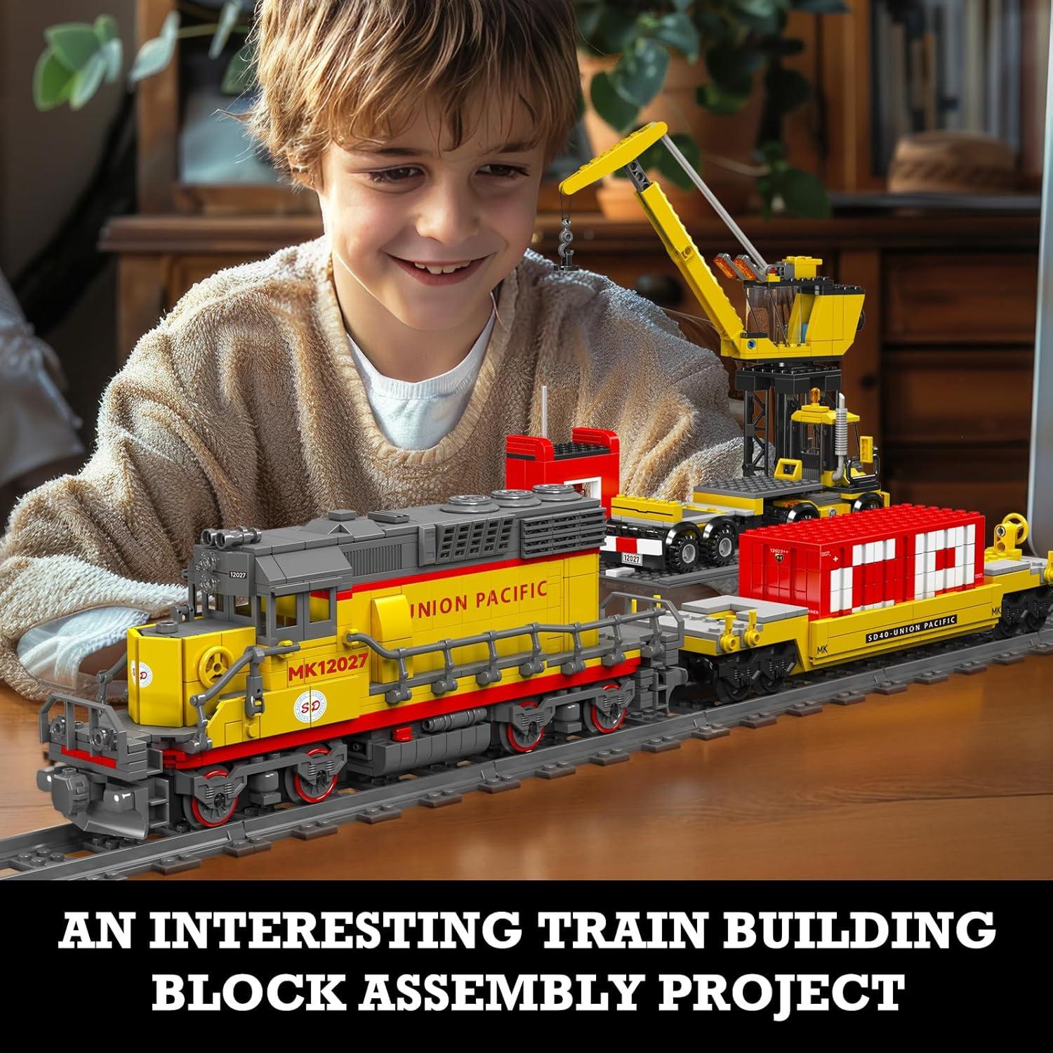 JMBricklayer Tren de Construcción Diésel SD40-2 1170 Piezas