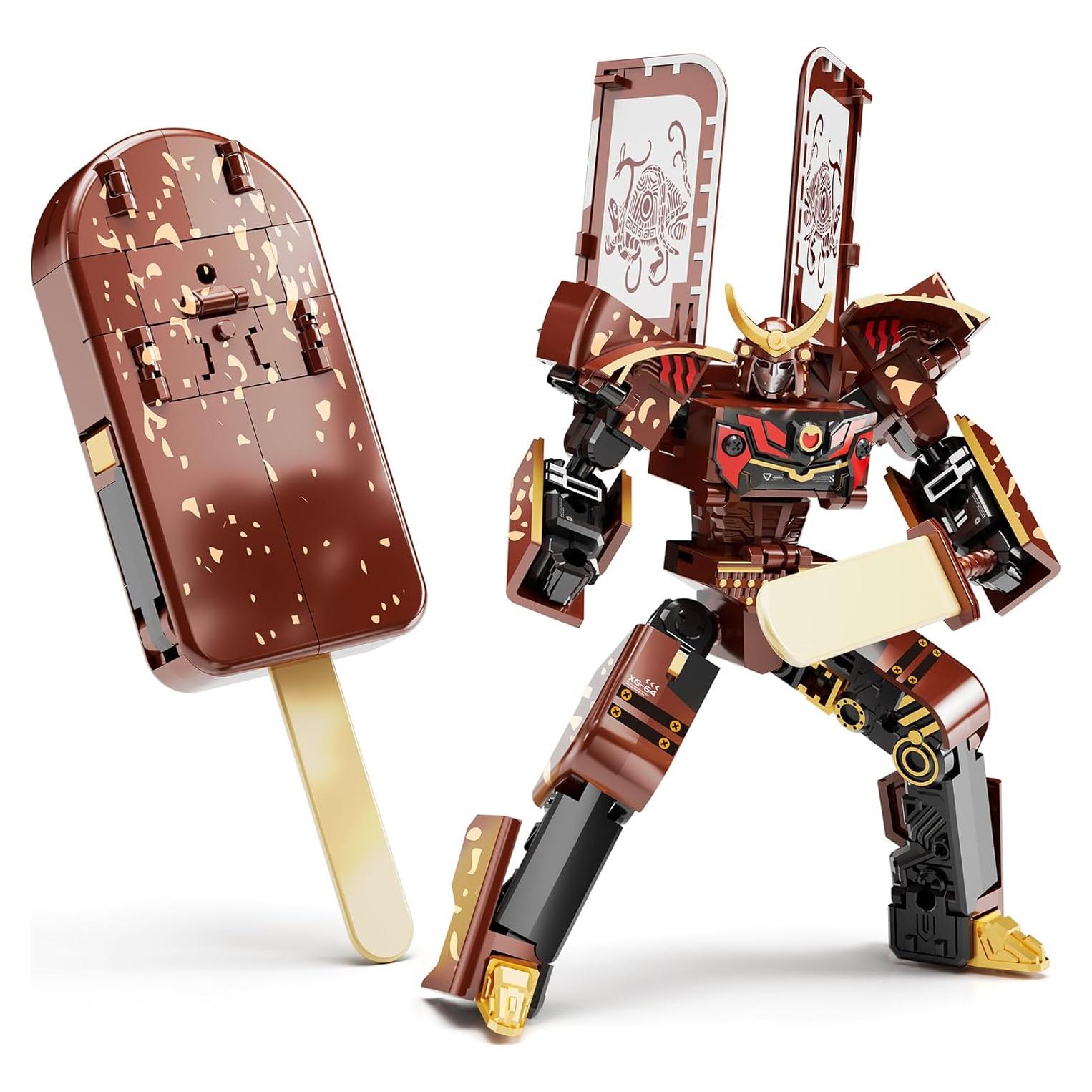 Juguete Transformador Bozobo 2 en 1 Helado Robot 20.6 cm