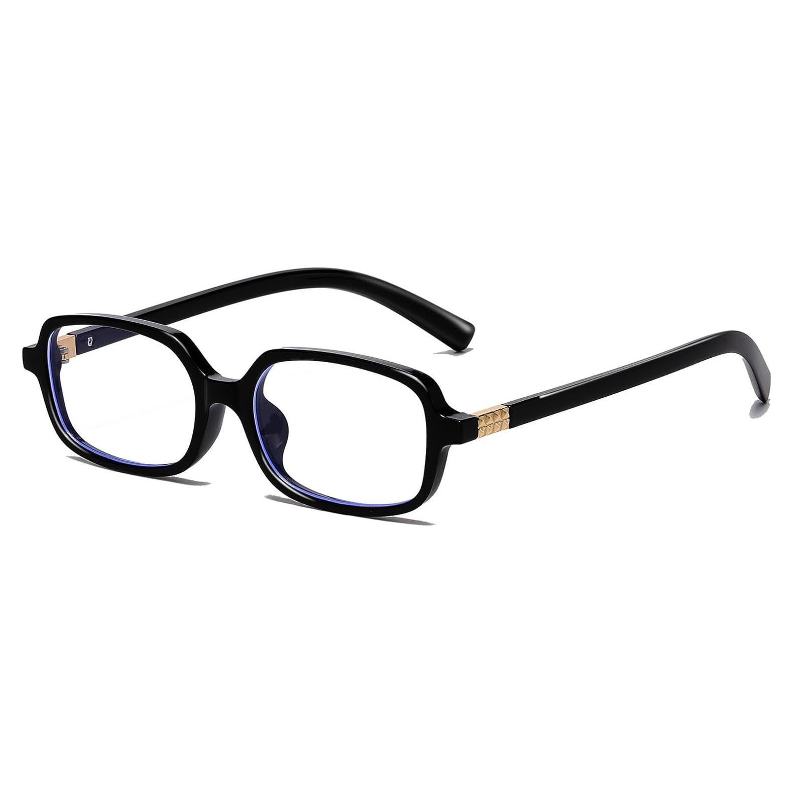 Gafas de Sol Retro Negro 54mm Bloqueo Luz Azul