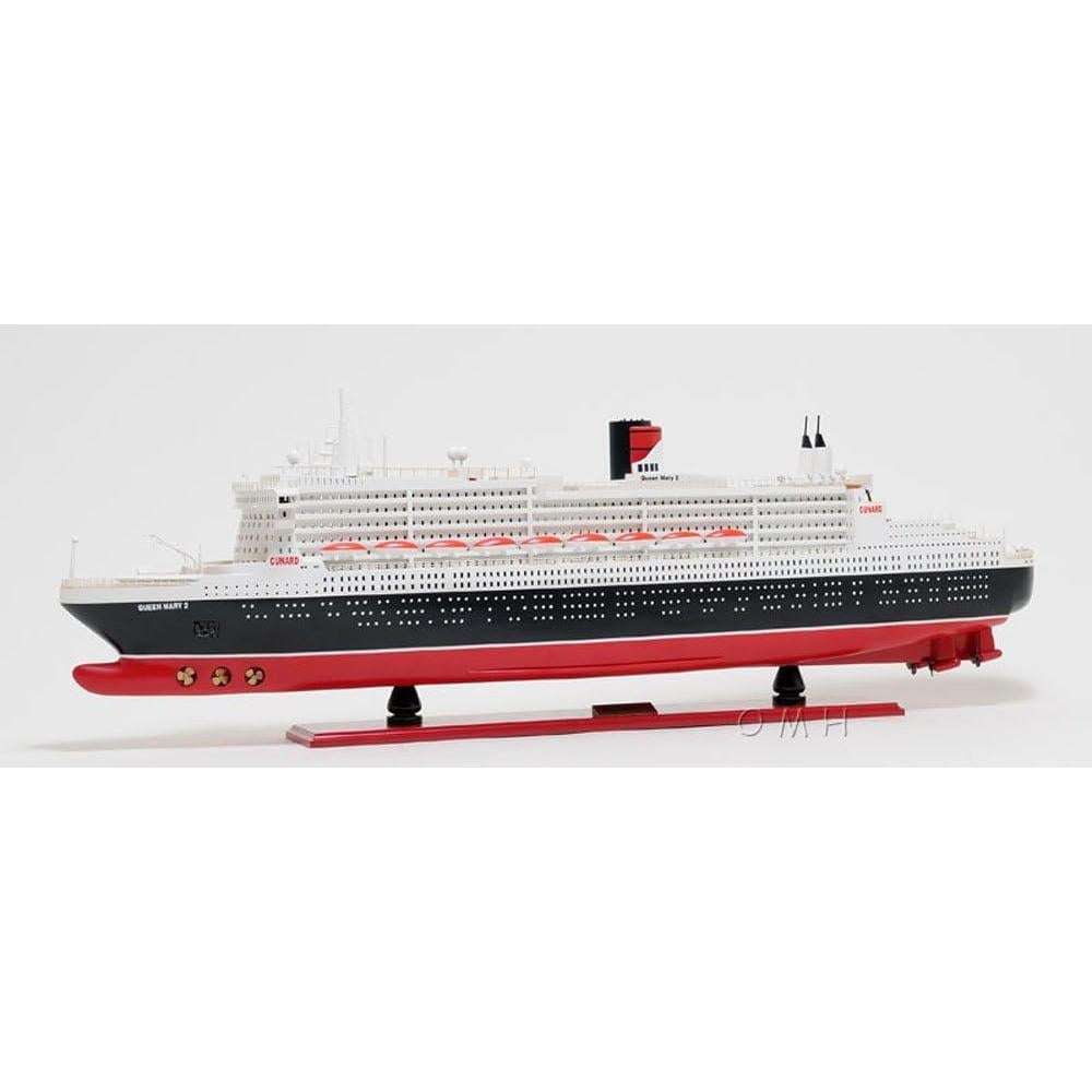 Modelo de barco Queen Mary II L Old Modern Handicrafts 101.6cm
