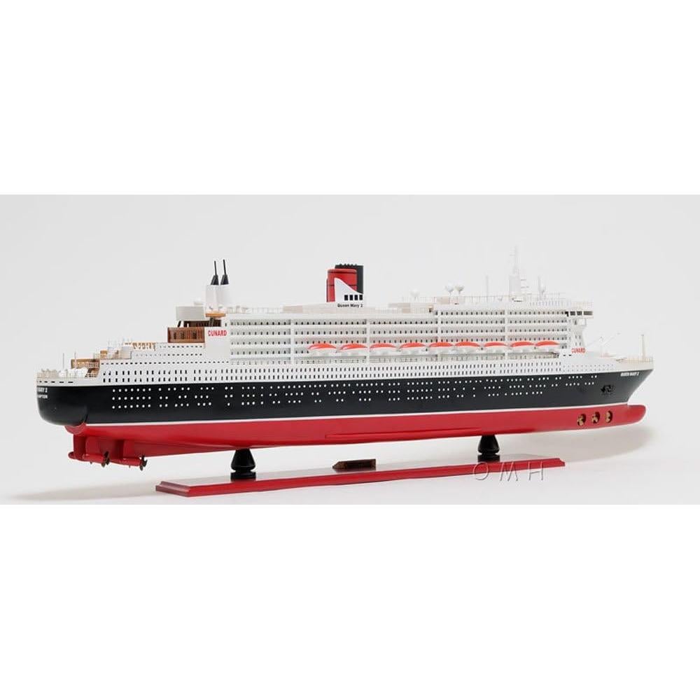 Modelo de barco Queen Mary II L Old Modern Handicrafts 101.6cm