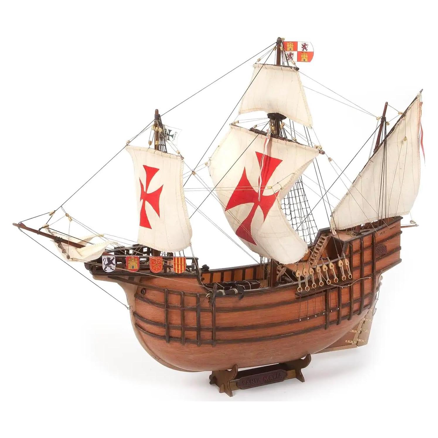 Modelo barco Santa María 1:50 EarthMark OcCre madera